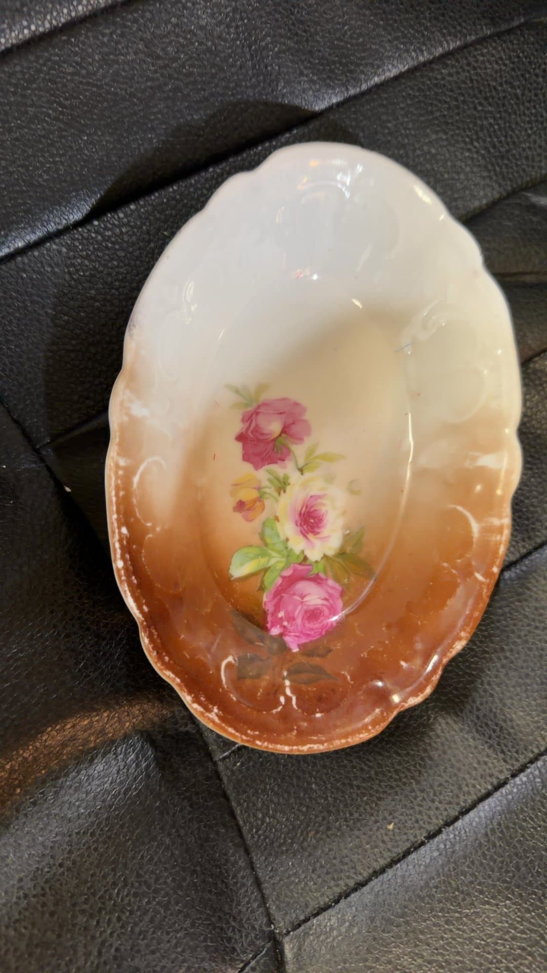 Victorian Era Porcelain Relish Dish - Image 1