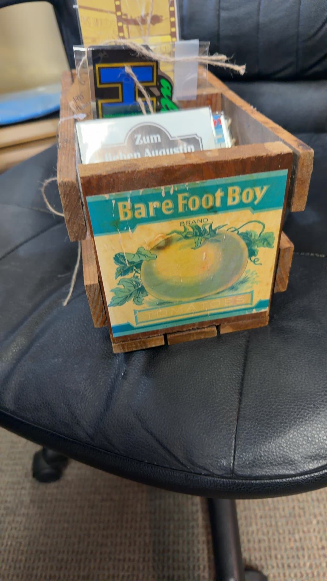 Bare Foot Boy Brand Wooden Display Box - Image 1