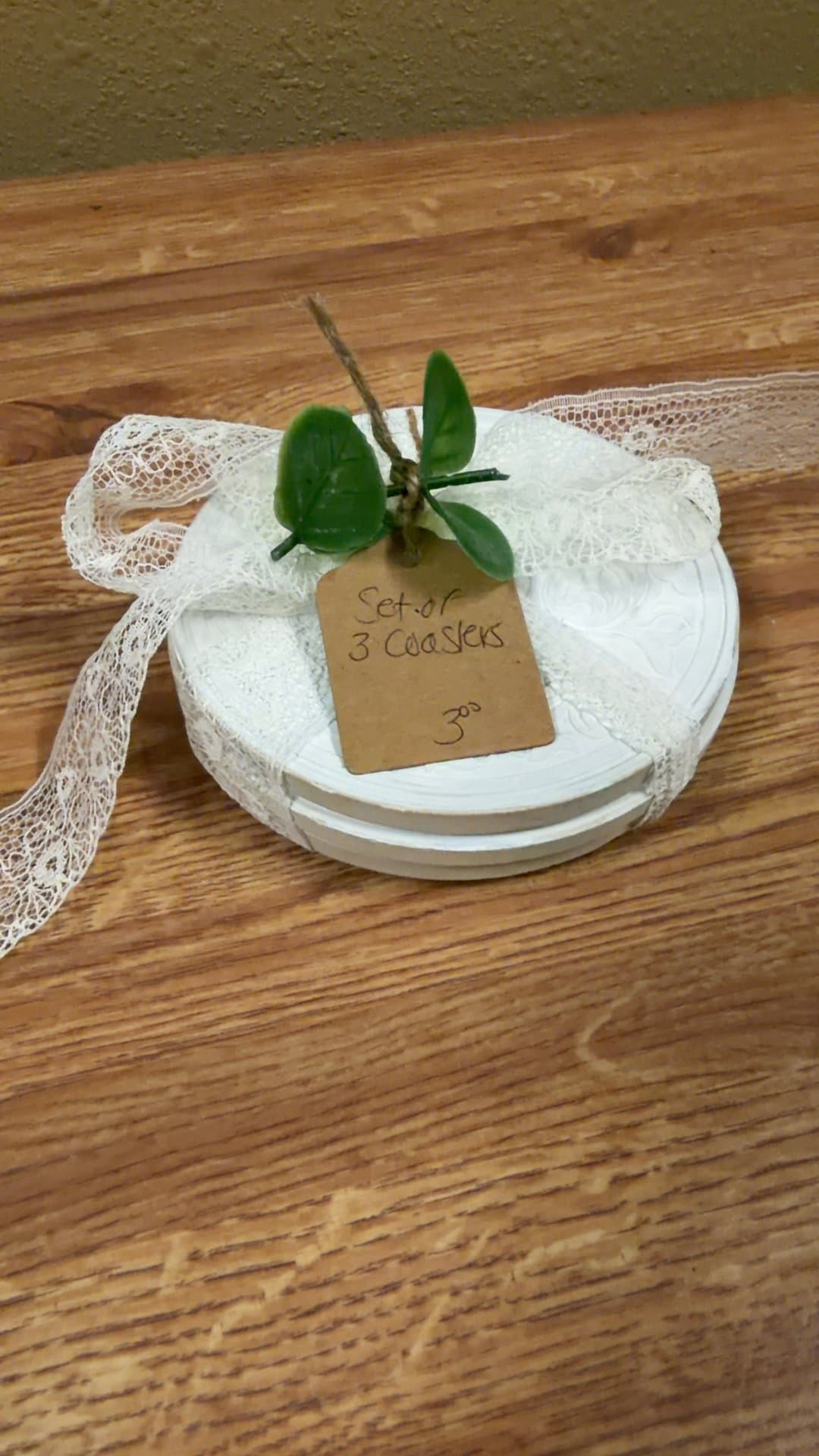 Set of 3 Decorative Coasters - Image 1