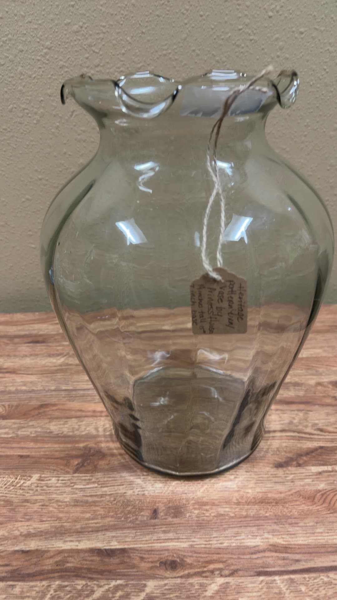 Princess House Heritage Pattern Glass Vase - Image 1