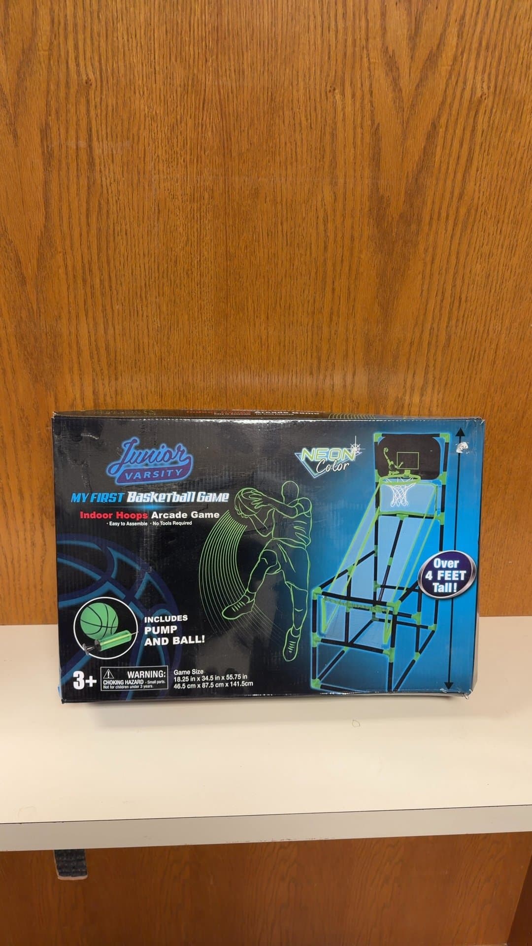 Junior Varsity My First Basketball Game Indoor Hoops Arcade Game - Image 1