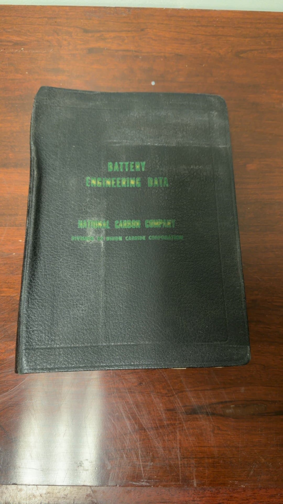 Battery Engineering Data Binder - Image 1