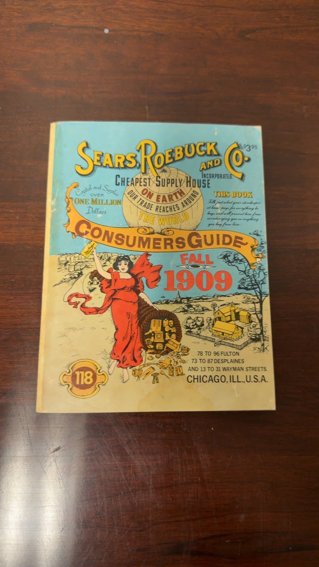 Sears Roebuck and Co. Consumer's Guide Fall 1909 Reprint - Image 1