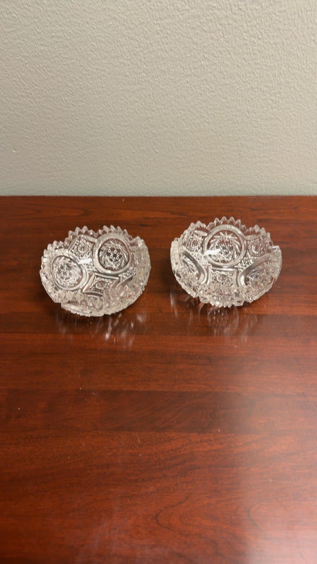 Vintage Pressed Glass Bowls - Image 1