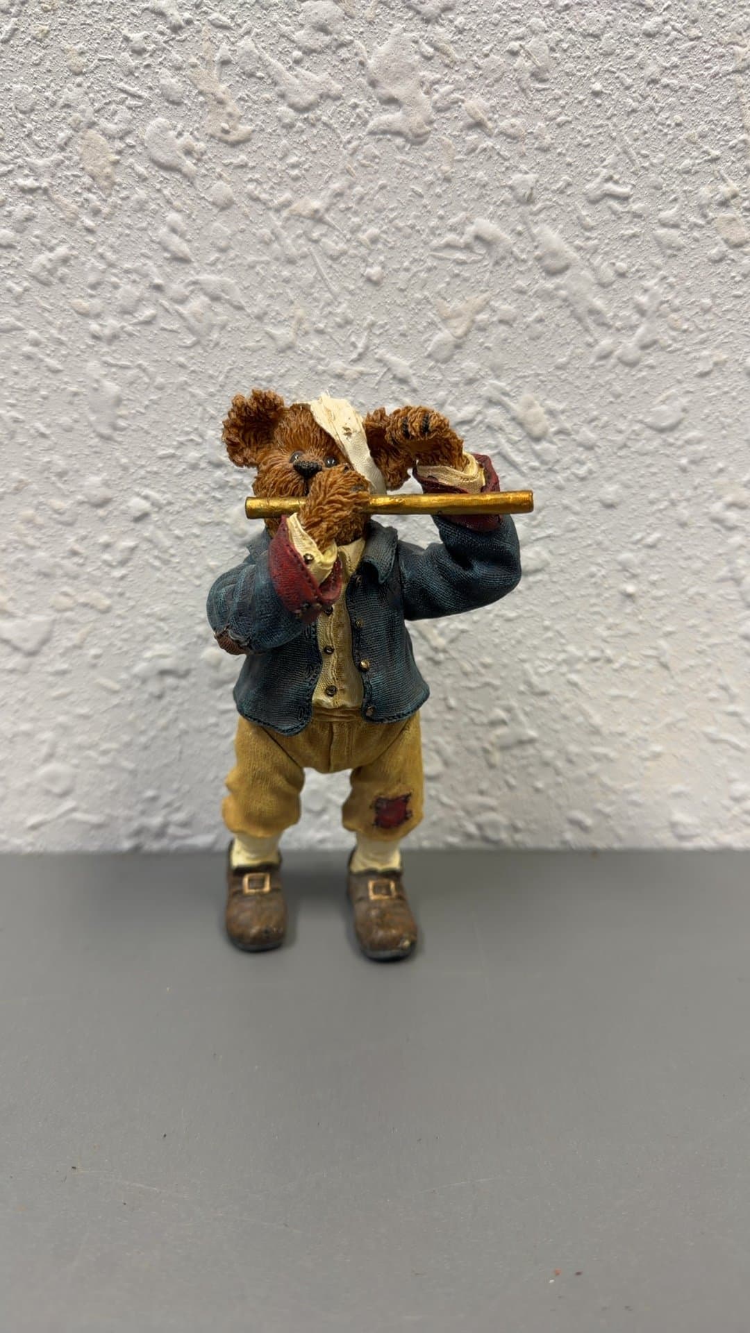Boyds Bears Bearstone Fifer Teddy Bear Figurine - Image 1