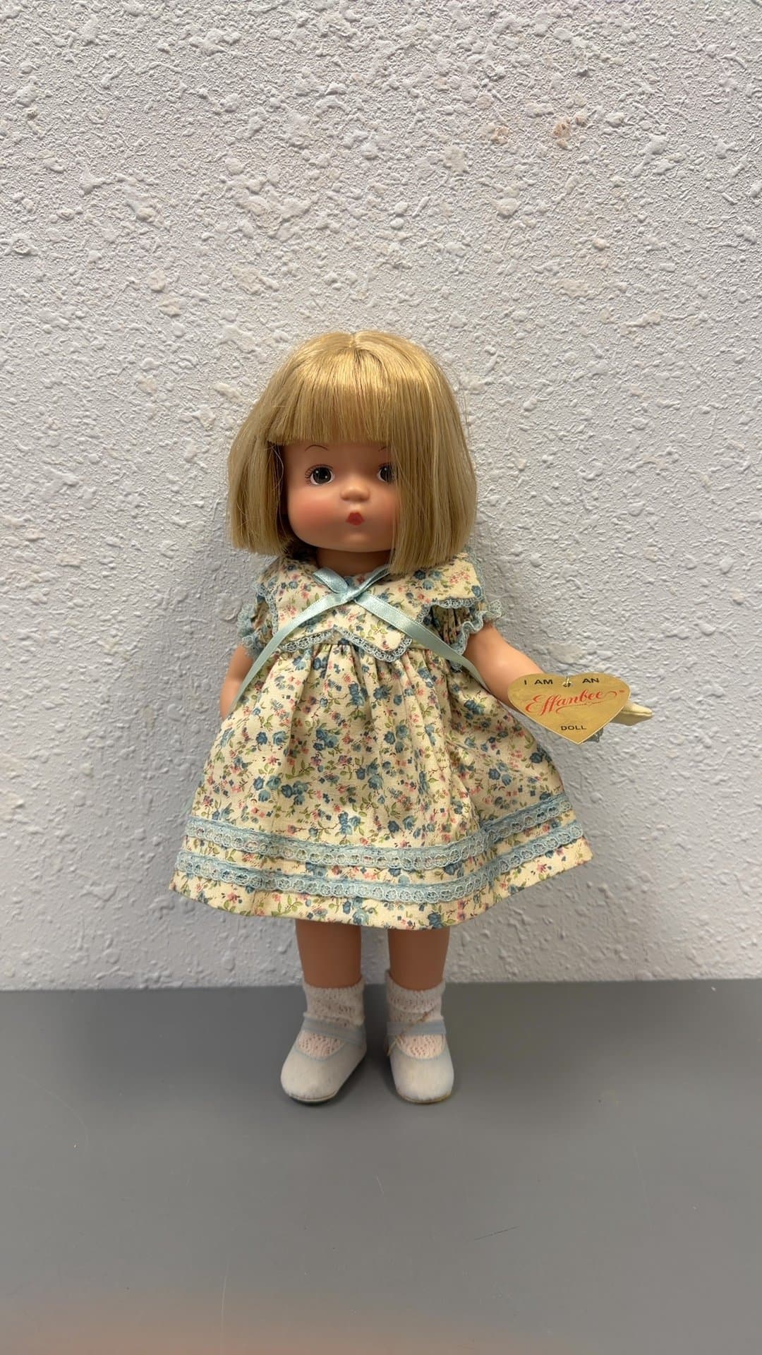 Vintage Effanbee Blonde Hair Doll with Heart Tag - Image 1