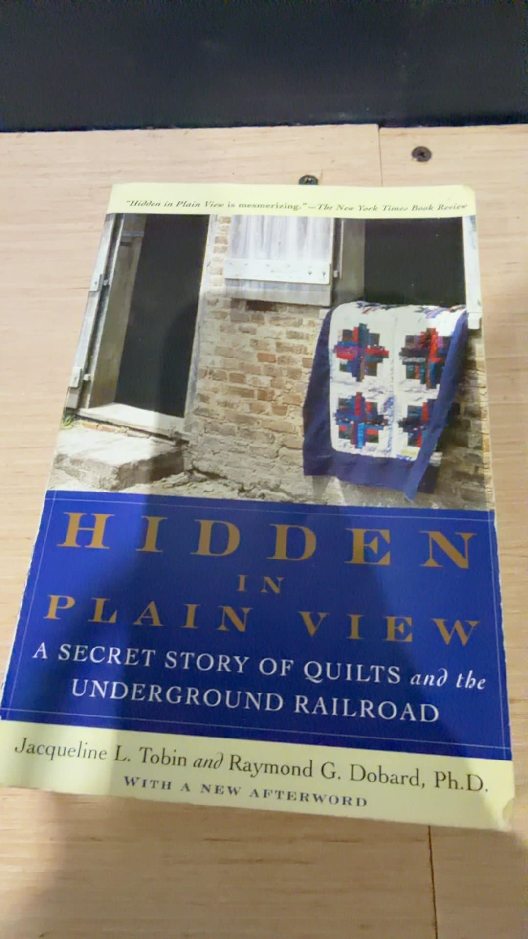 Hidden in Plain View: A Secret Story of Quilts and the Underground Railroad Signed Paperback Book - Image 1