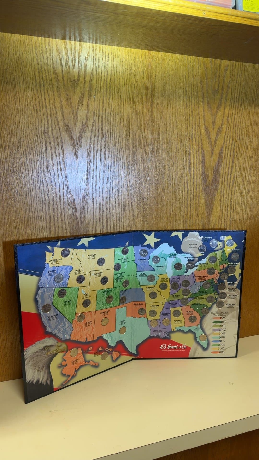 State Quarters Collection Map - Image 1