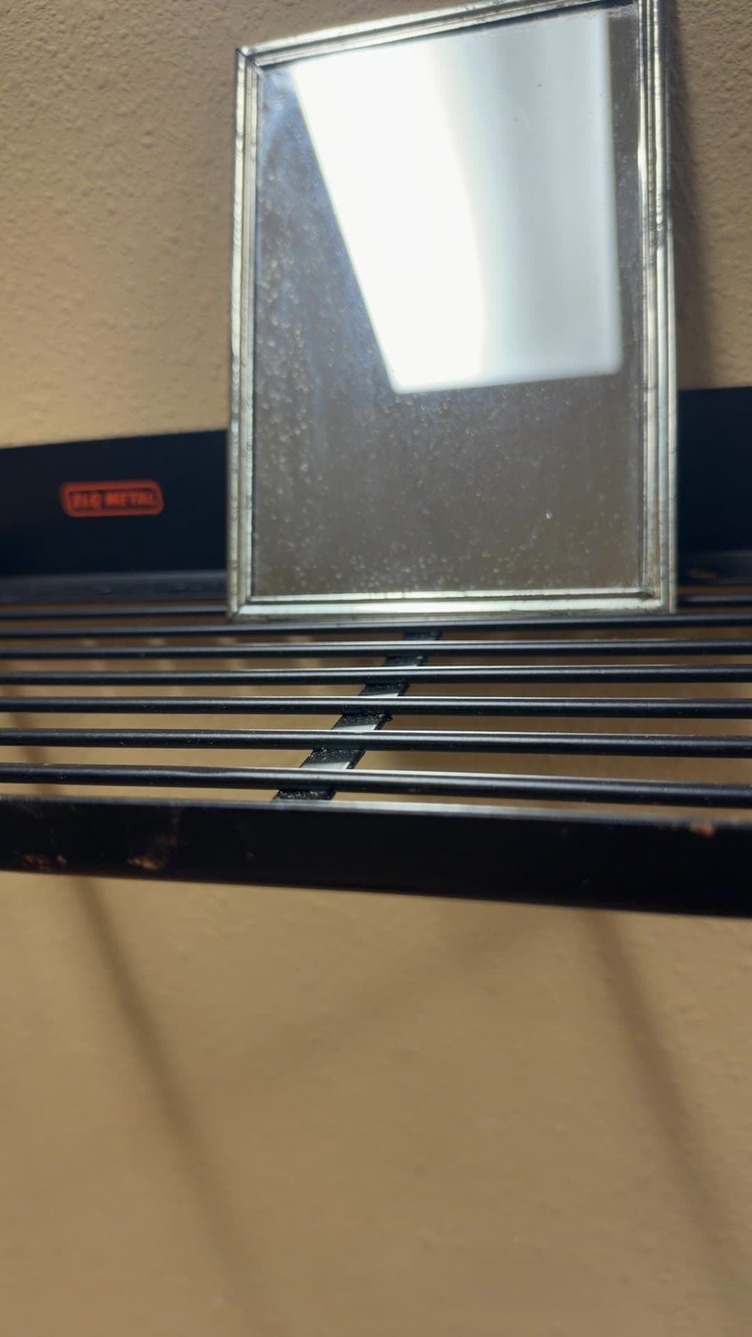 Small Rectangular Mirror with Metal Frame - Image 1