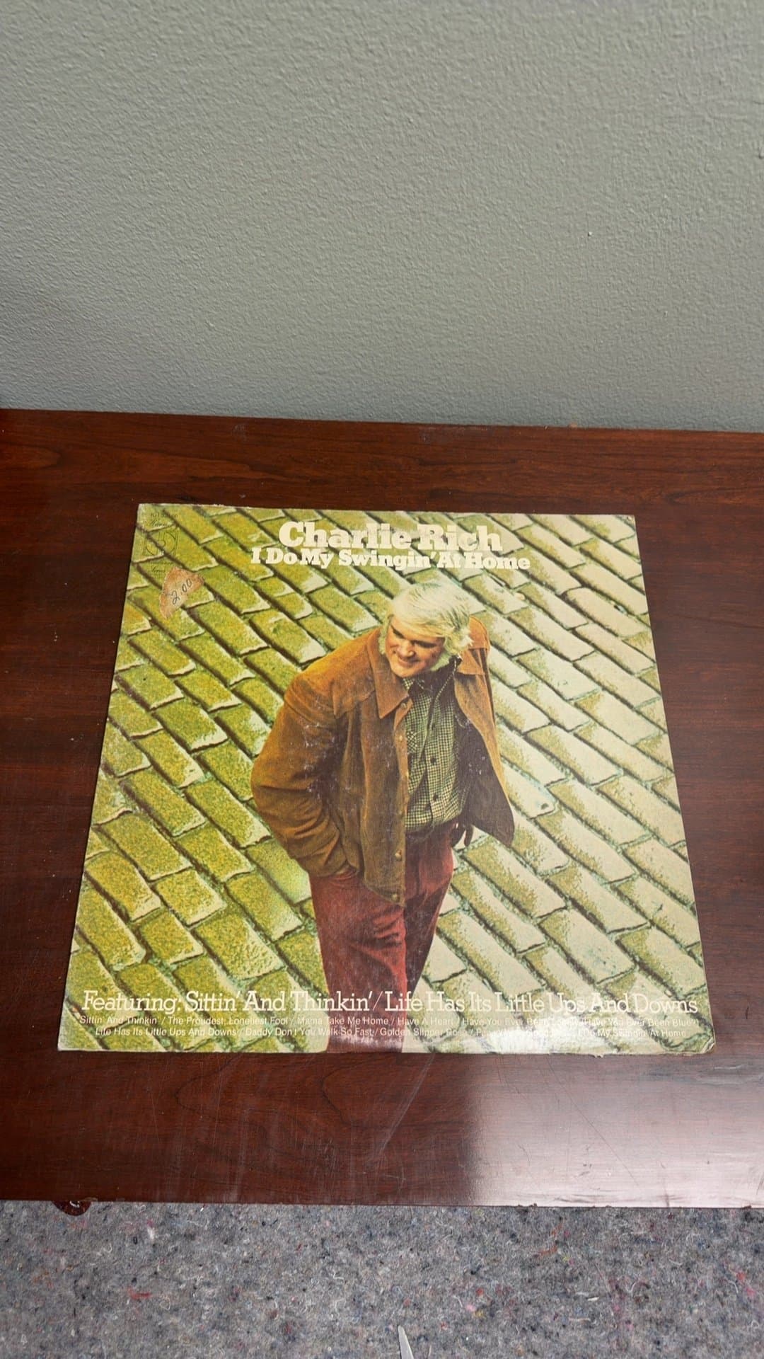 Charlie Rich - I Do My Swingin' At Home Vinyl Record - Image 1