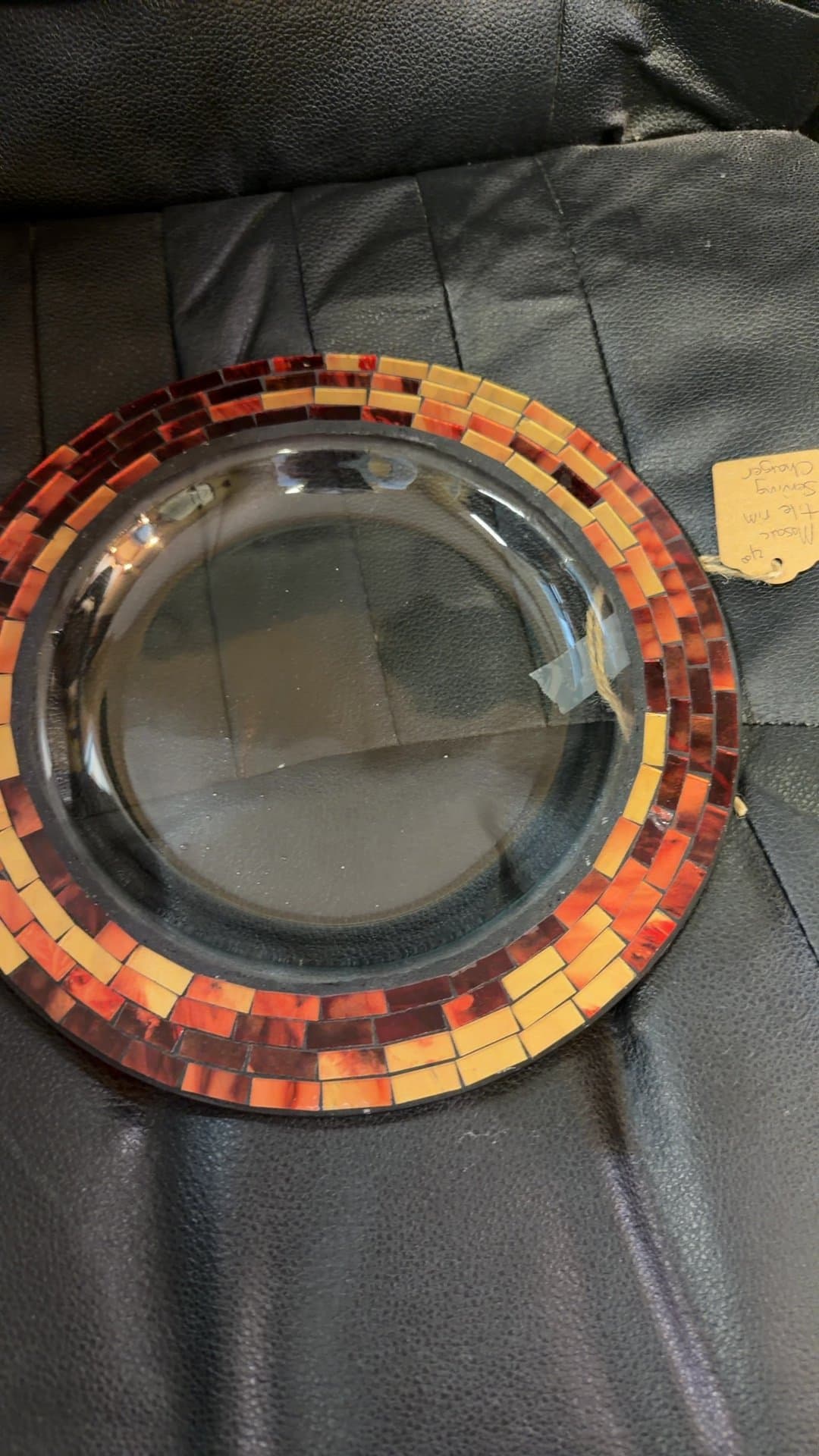 Mosaic Tile Rim Serving Charger - Image 1