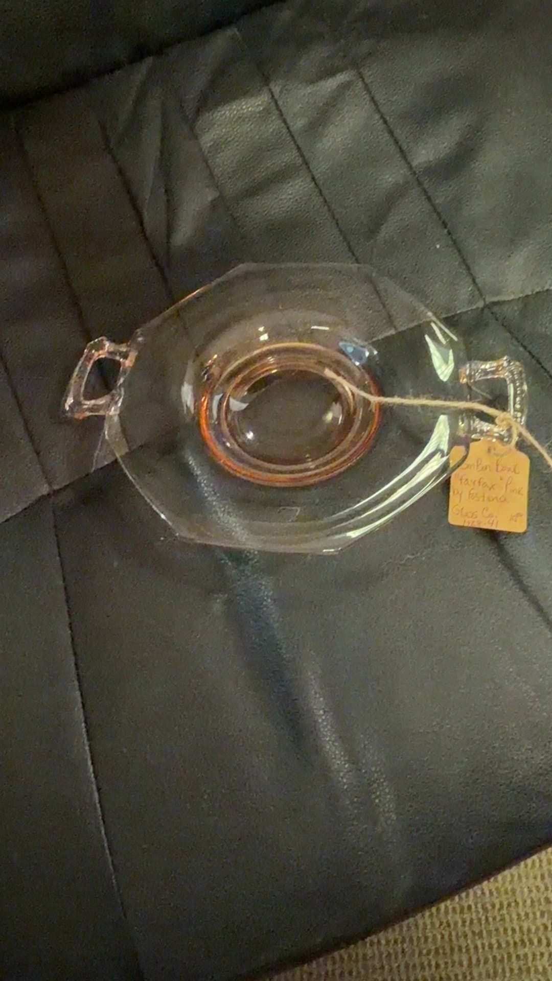 Fostoria Fairfax Pink Bon Bon Bowl - Image 1