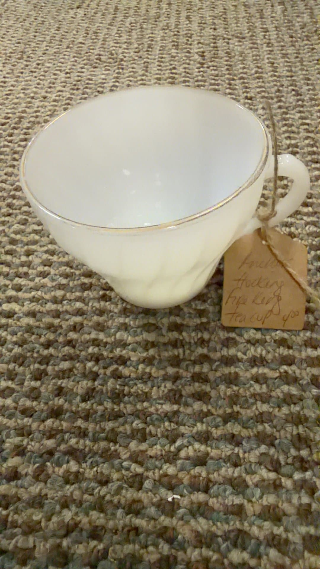 Fire-King Milk Glass Teacup - Image 1
