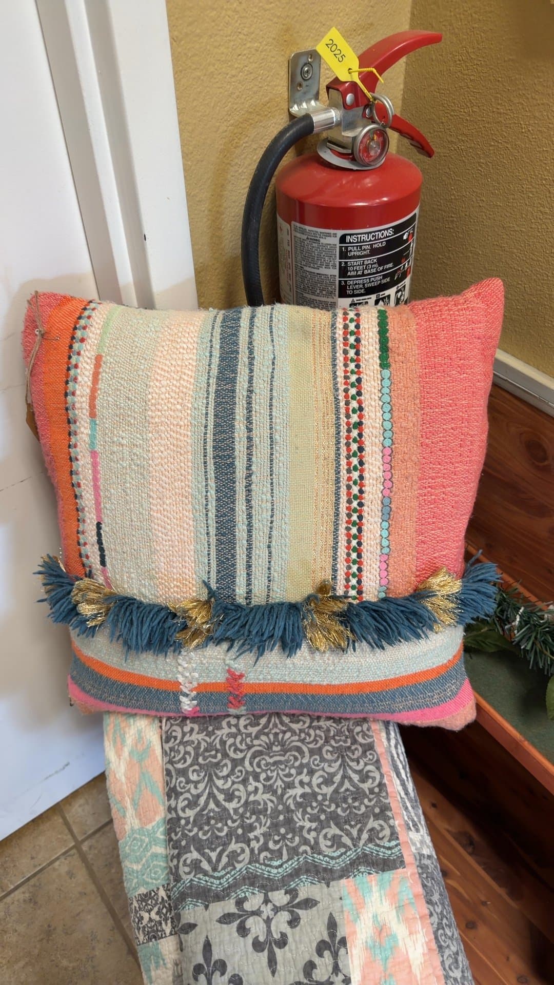 Handwoven Decorative Pillow
