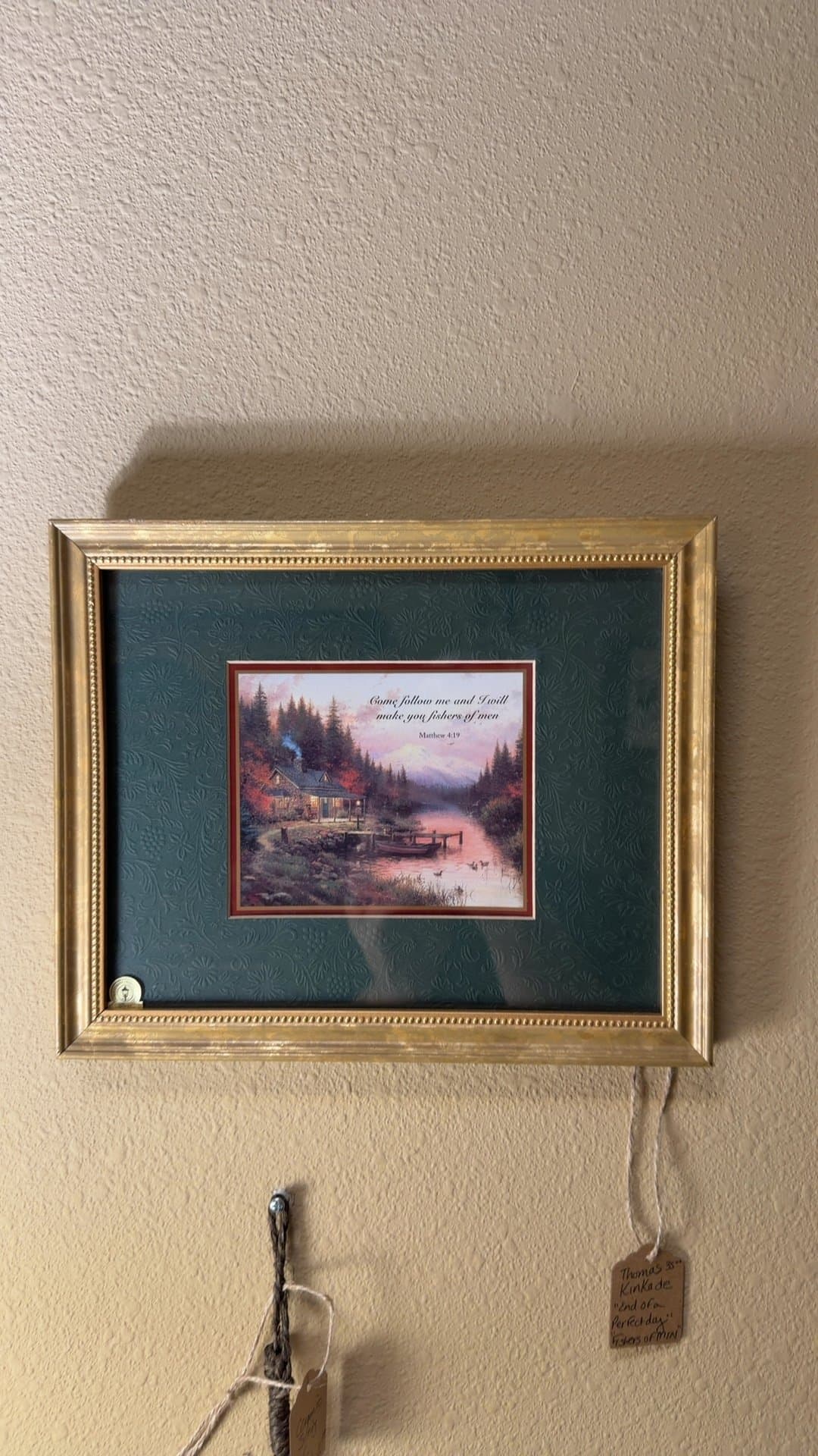 Thomas Kinkade 'End of a Perfect Day' Framed Print - Image 1