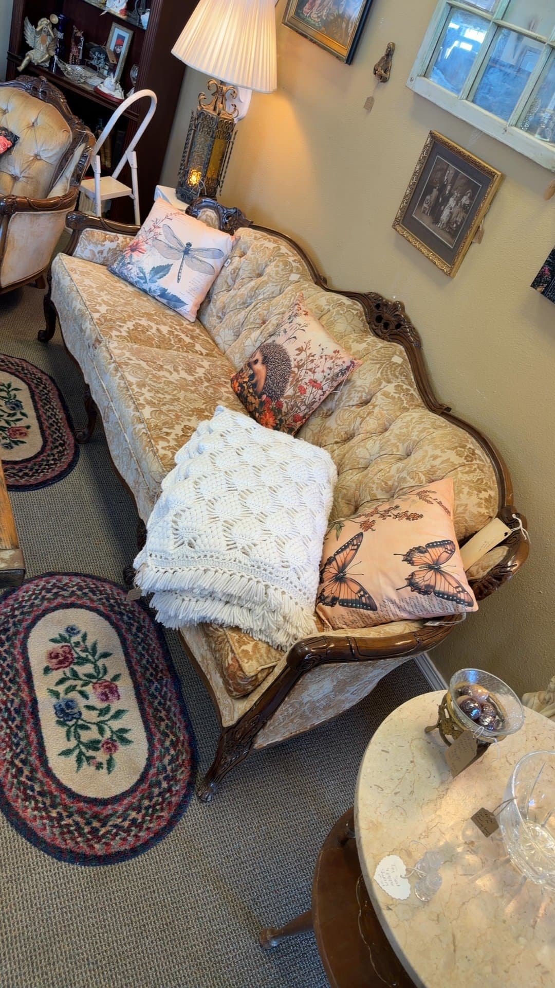 Vintage Victorian Style Sofa - Image 1