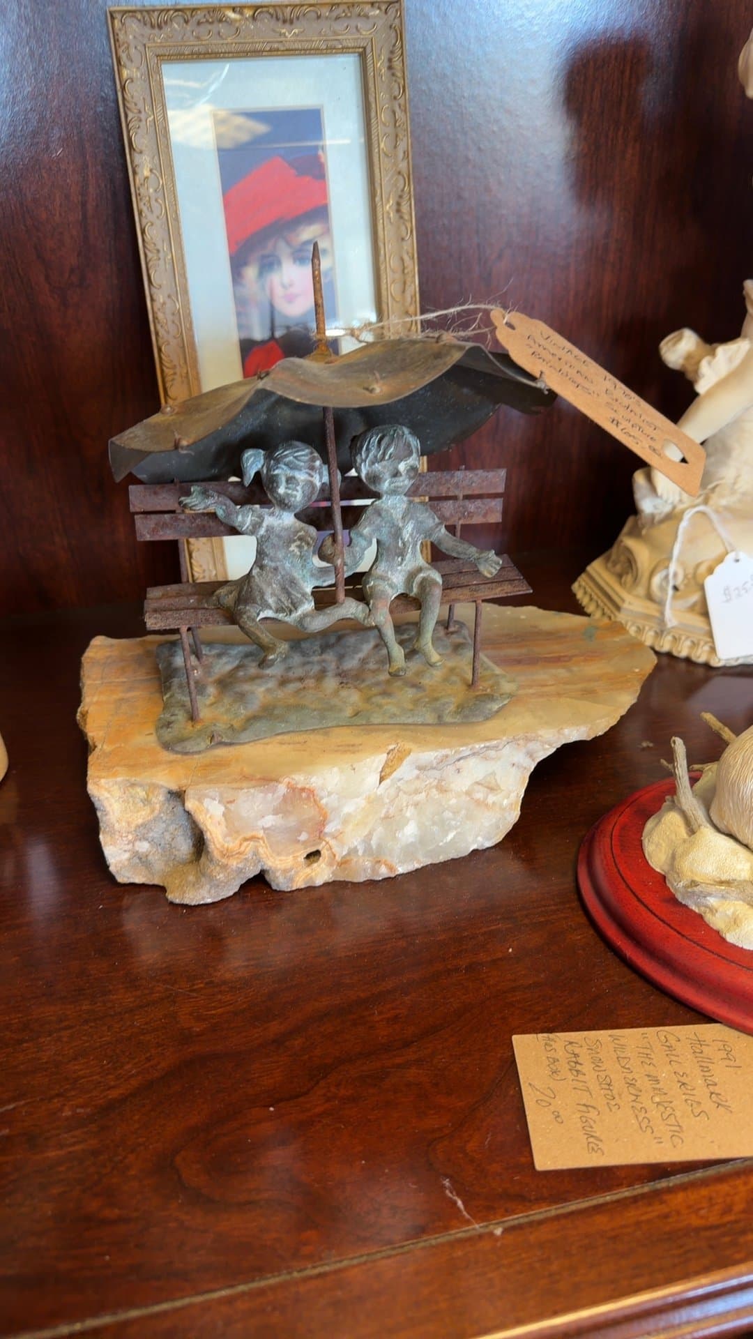 Vintage 1970s American Brutalist Sculpture 'Raindrops' - Image 1