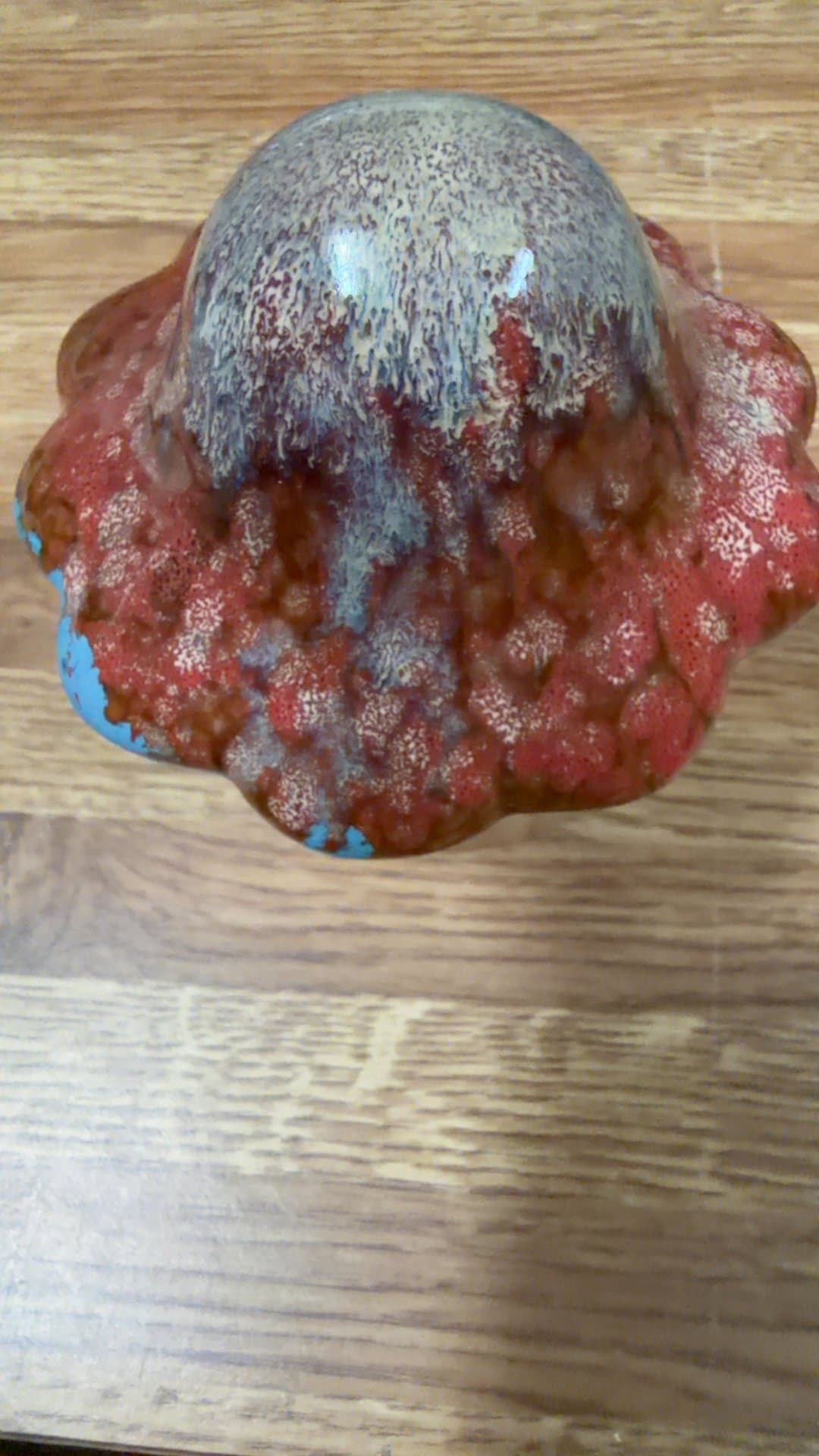 Handcrafted Ceramic Mushroom Sculpture - Image 1
