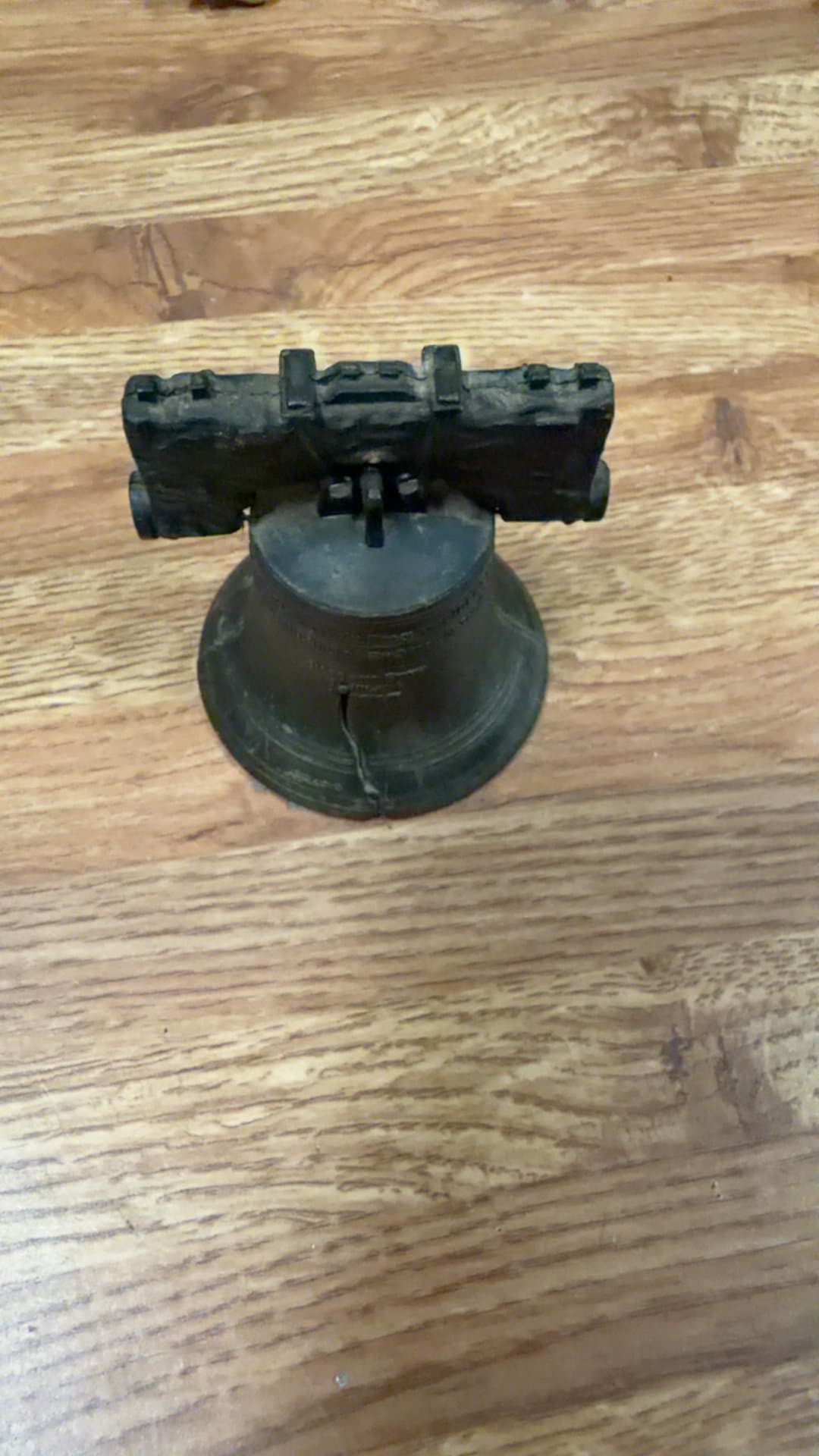 Vintage Cast Iron Liberty Bell Replica - Image 1