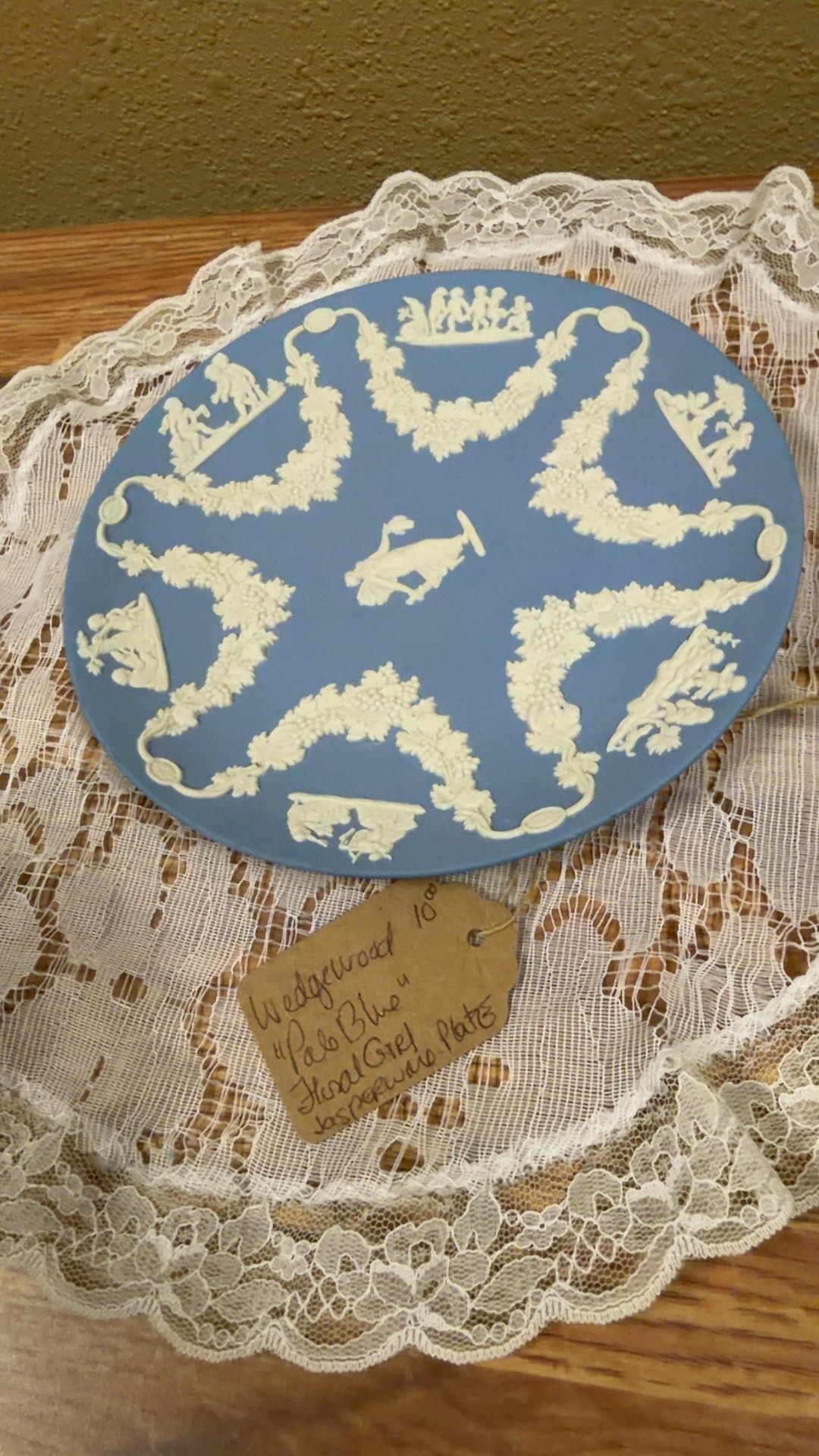 Wedgwood Pale Blue Jasperware Plate - Image 1