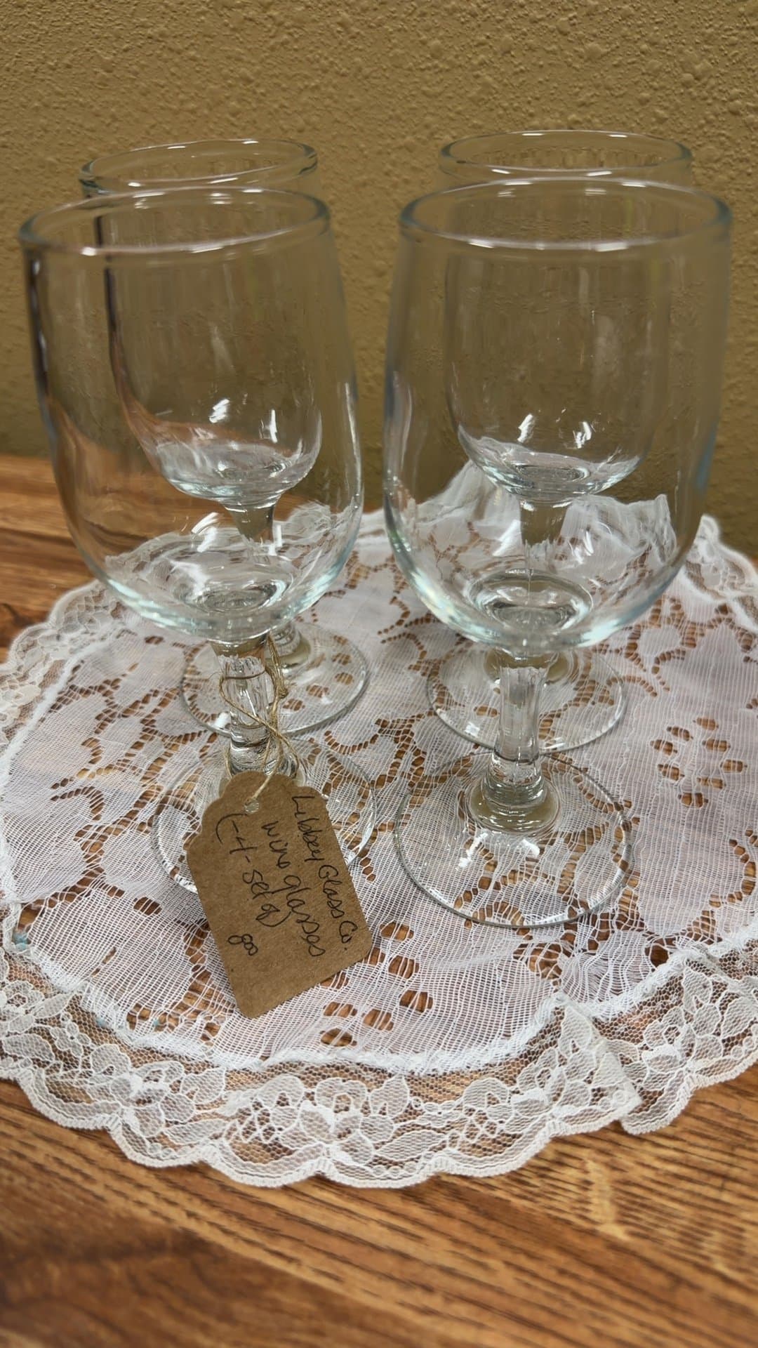 Libbey Glass Co. Wine Glass Set - Image 1
