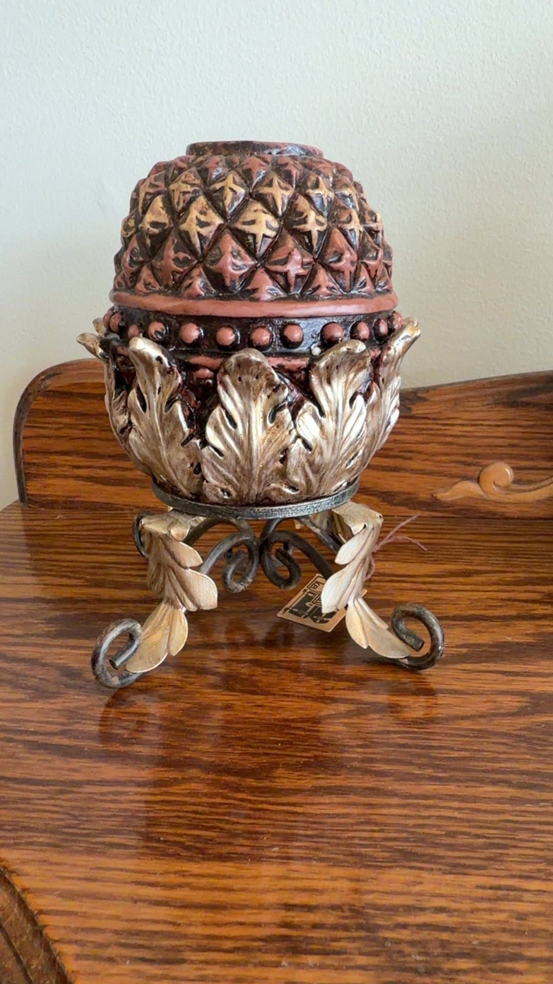 Decorative Pinecone Finial - Image 1