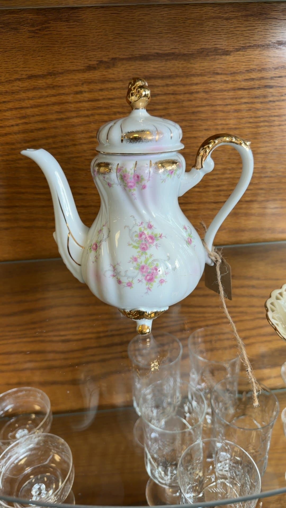 Heirloom Rose Lefton China Teapot - Image 1