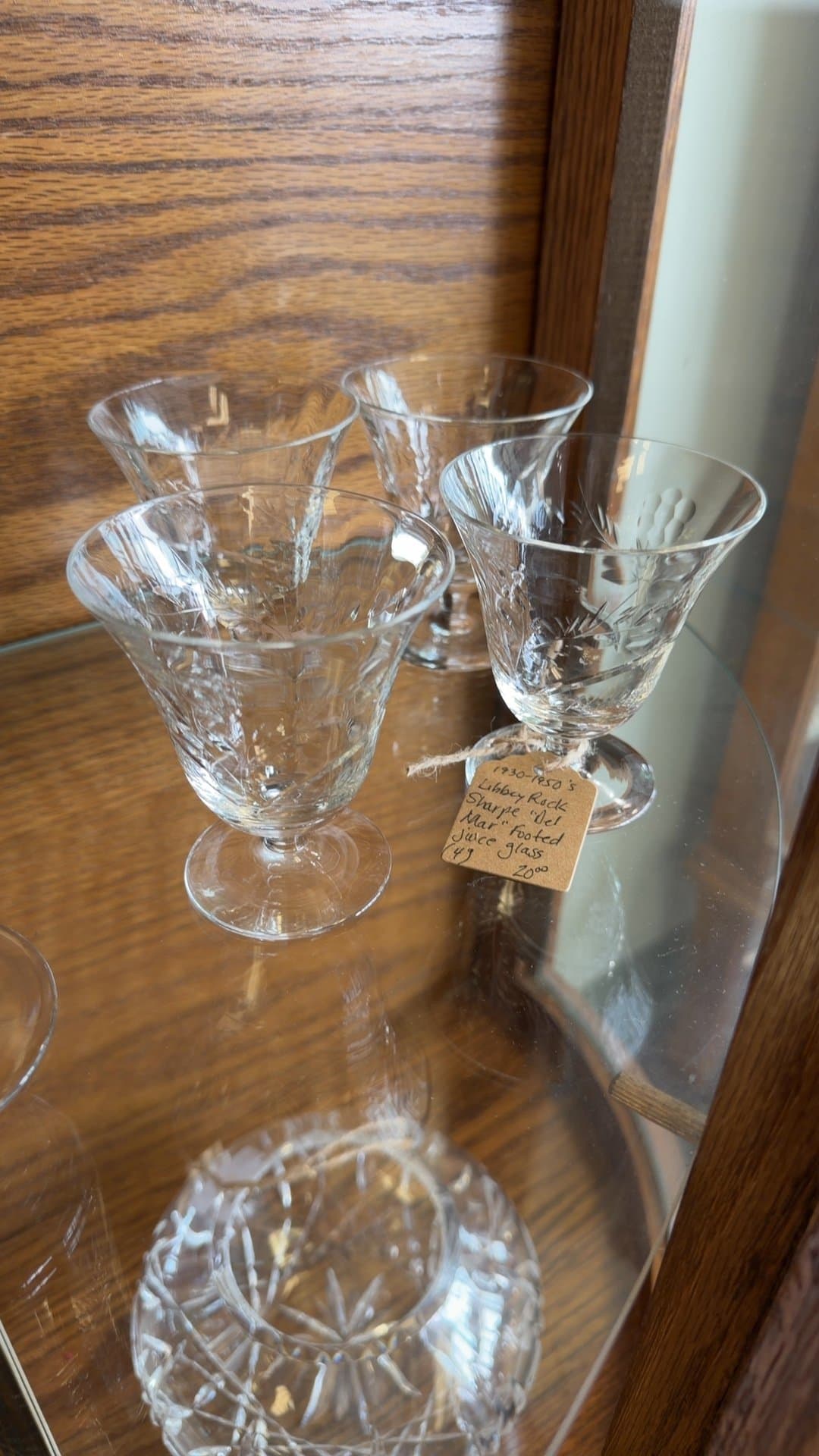 Libbey Rock Sharpe 'Del Mar' Footed Juice Glass - Image 1