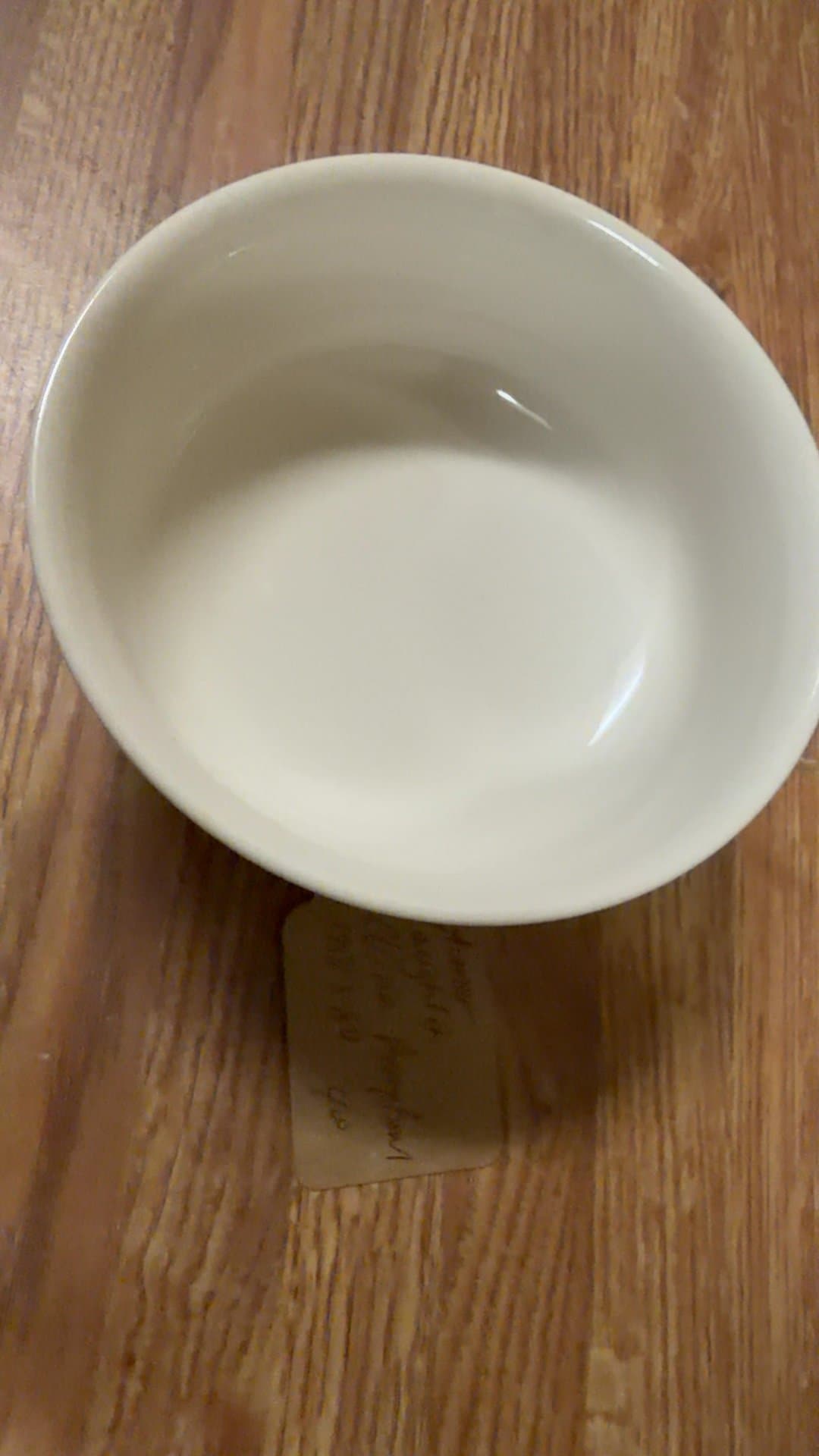 White Ceramic Bowl - Image 1