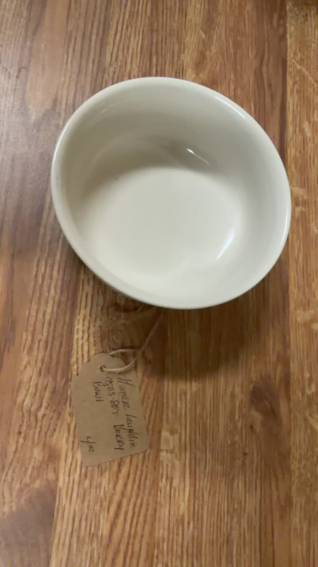 Homer Laughlin 1930s-50s Ivory Bowl - Image 1
