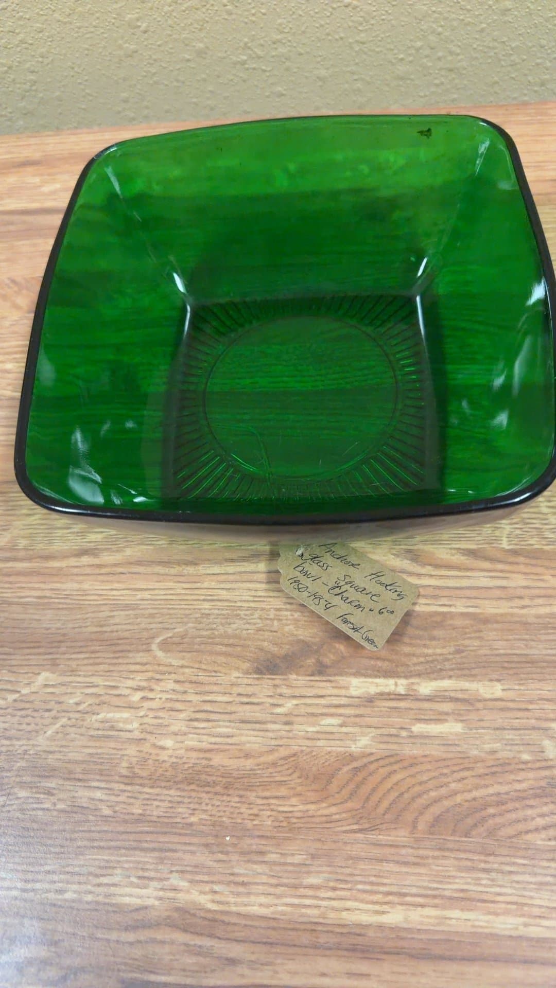 Anchor Hocking Charm Glass Square Bowl - Image 1