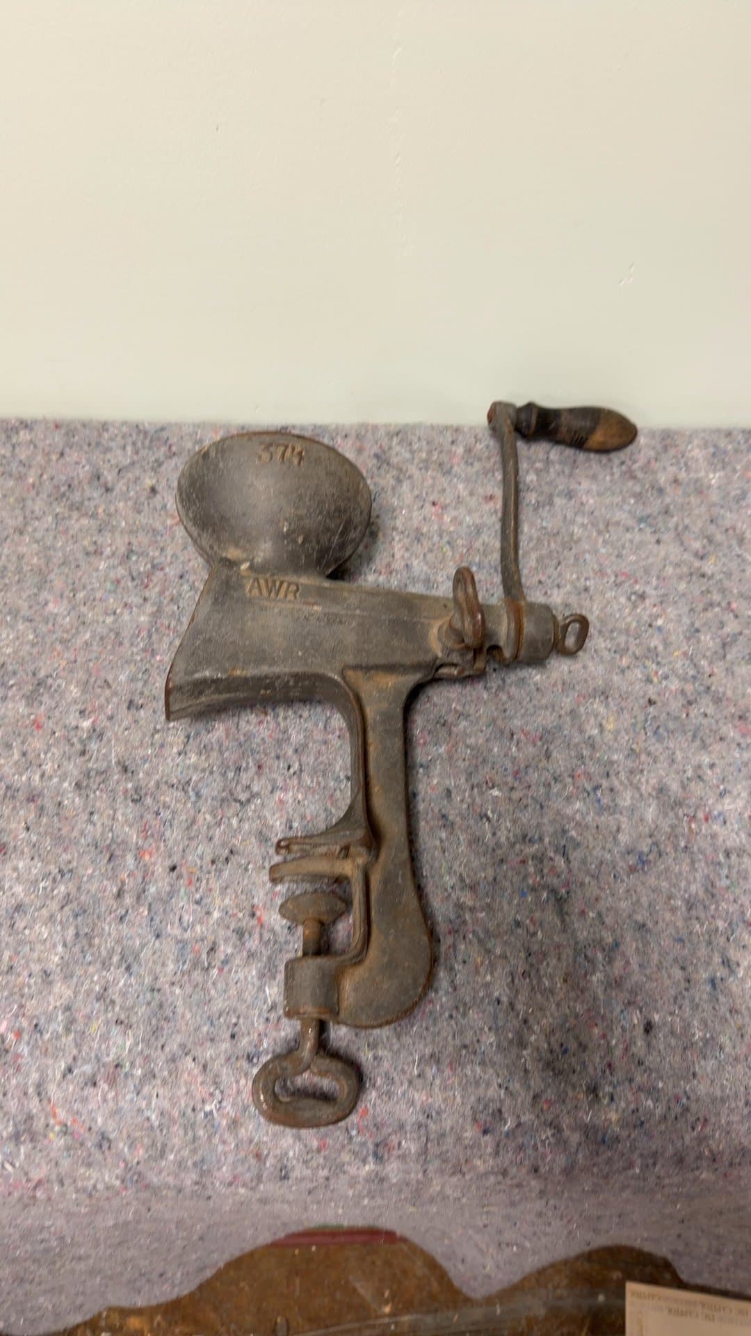 Vintage Cast Iron Meat Grinder - Image 1