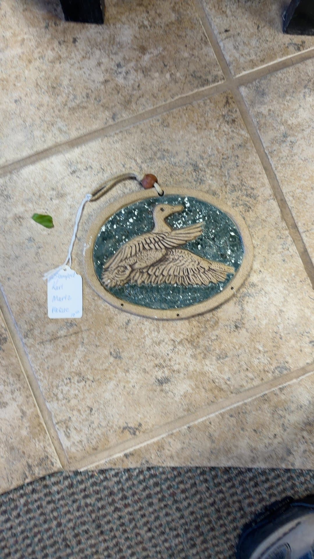 Ceramic Goose Wall Hanging - Image 1
