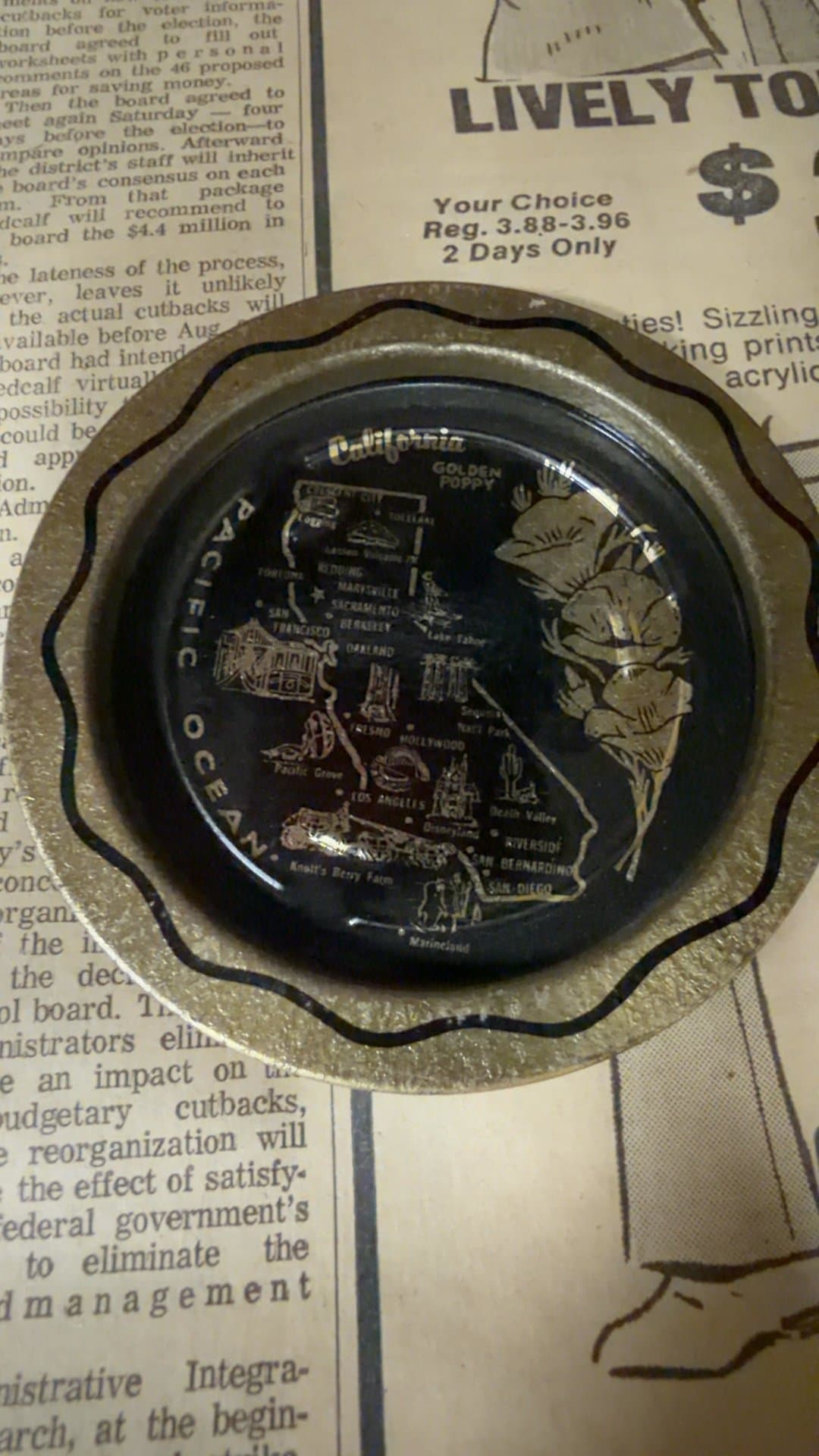 California Souvenir tray - Image 1