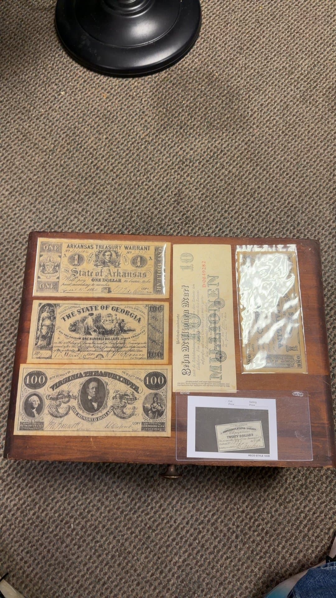 Collection of Historical Currency Replicas - Image 1