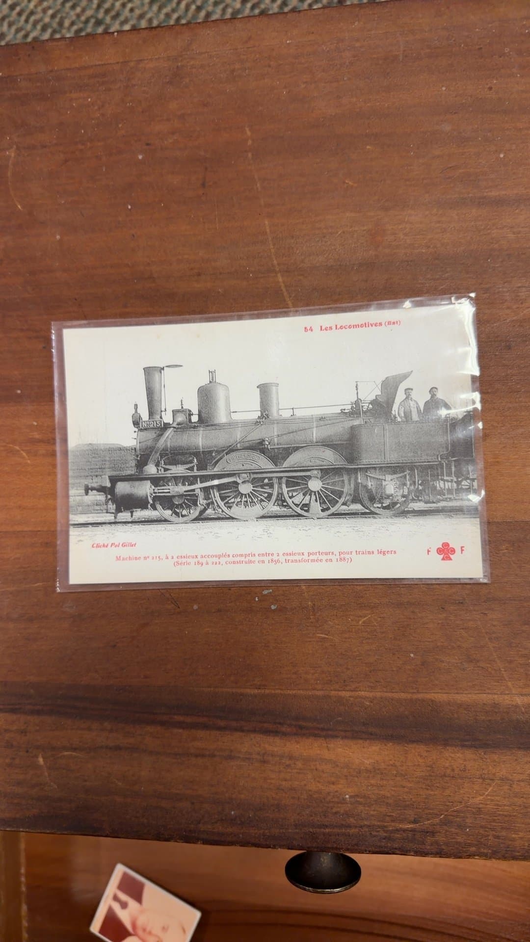 Vintage Locomotive Postcard - Image 1