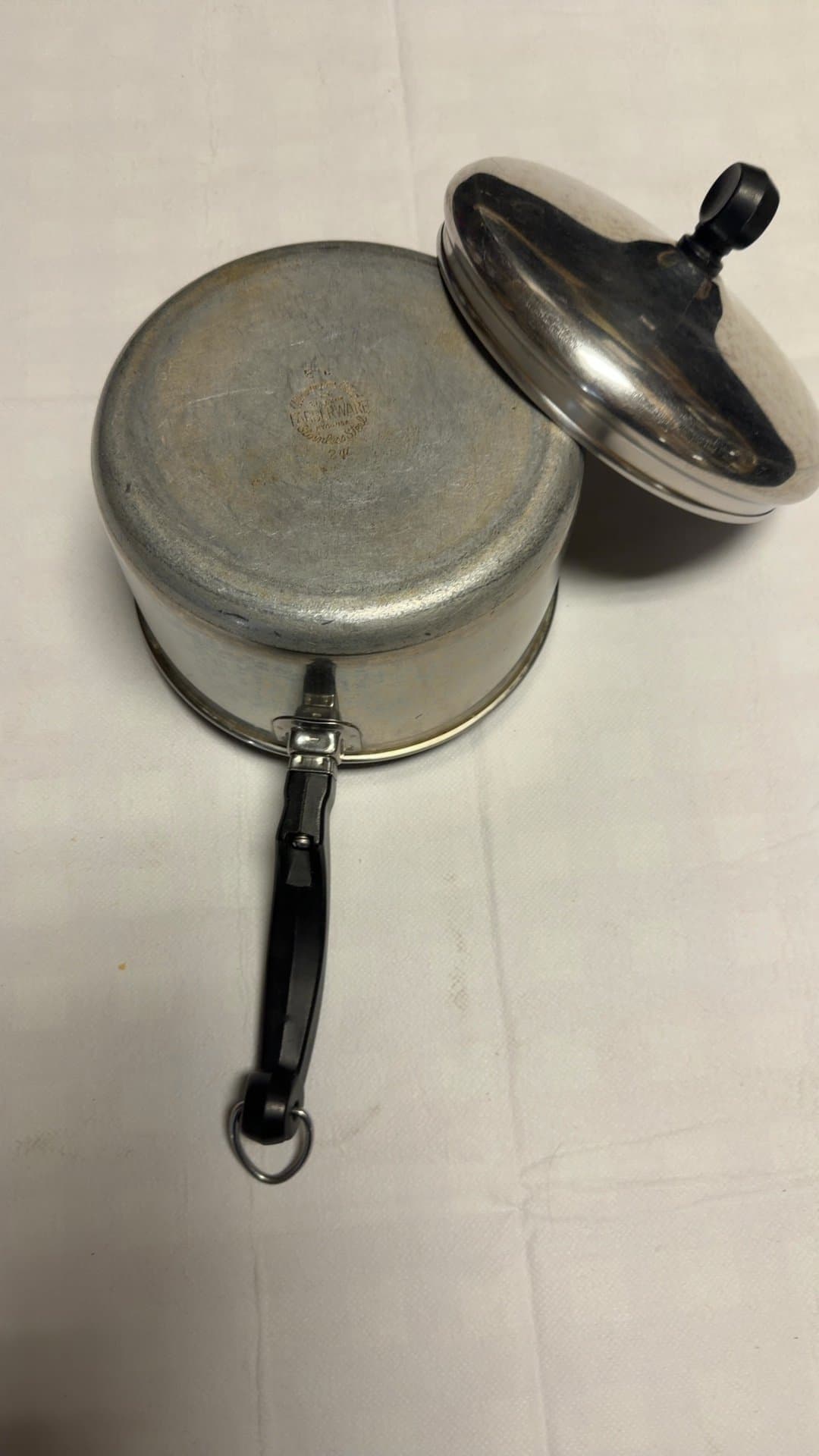 1965-70 Aluminum-clad stainless steel Saucepan with Lid - Image 1