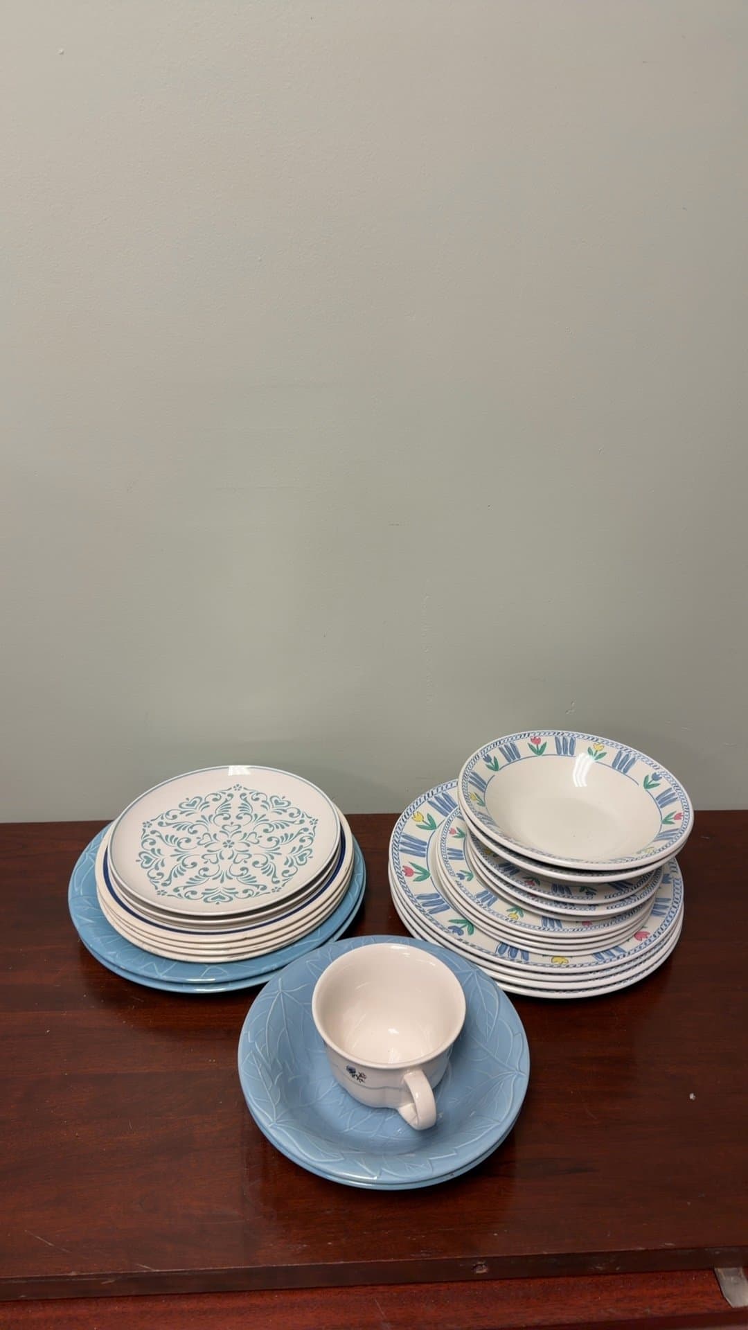 Assorted Ceramic Dinnerware Set - Image 1