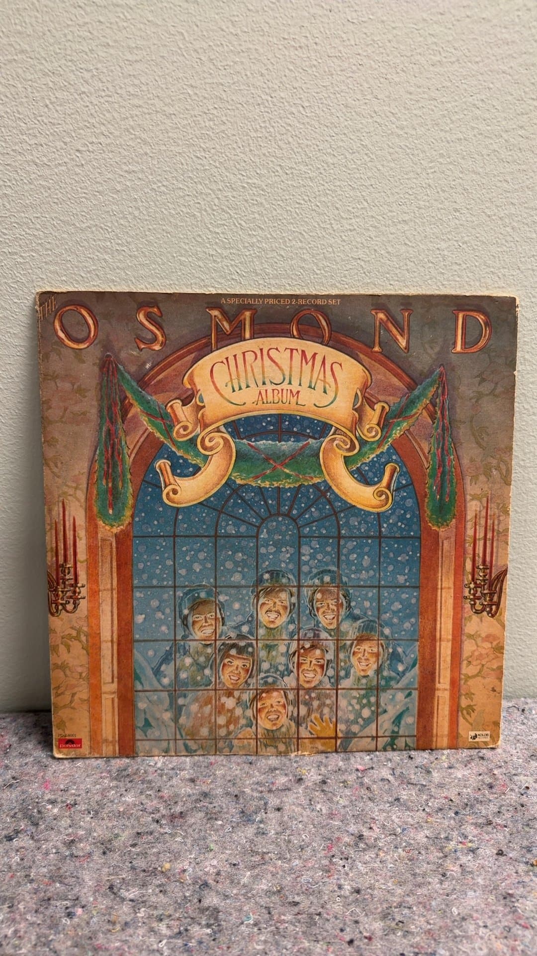 The Osmond Family Christmas Album Vinyl Record - Image 1