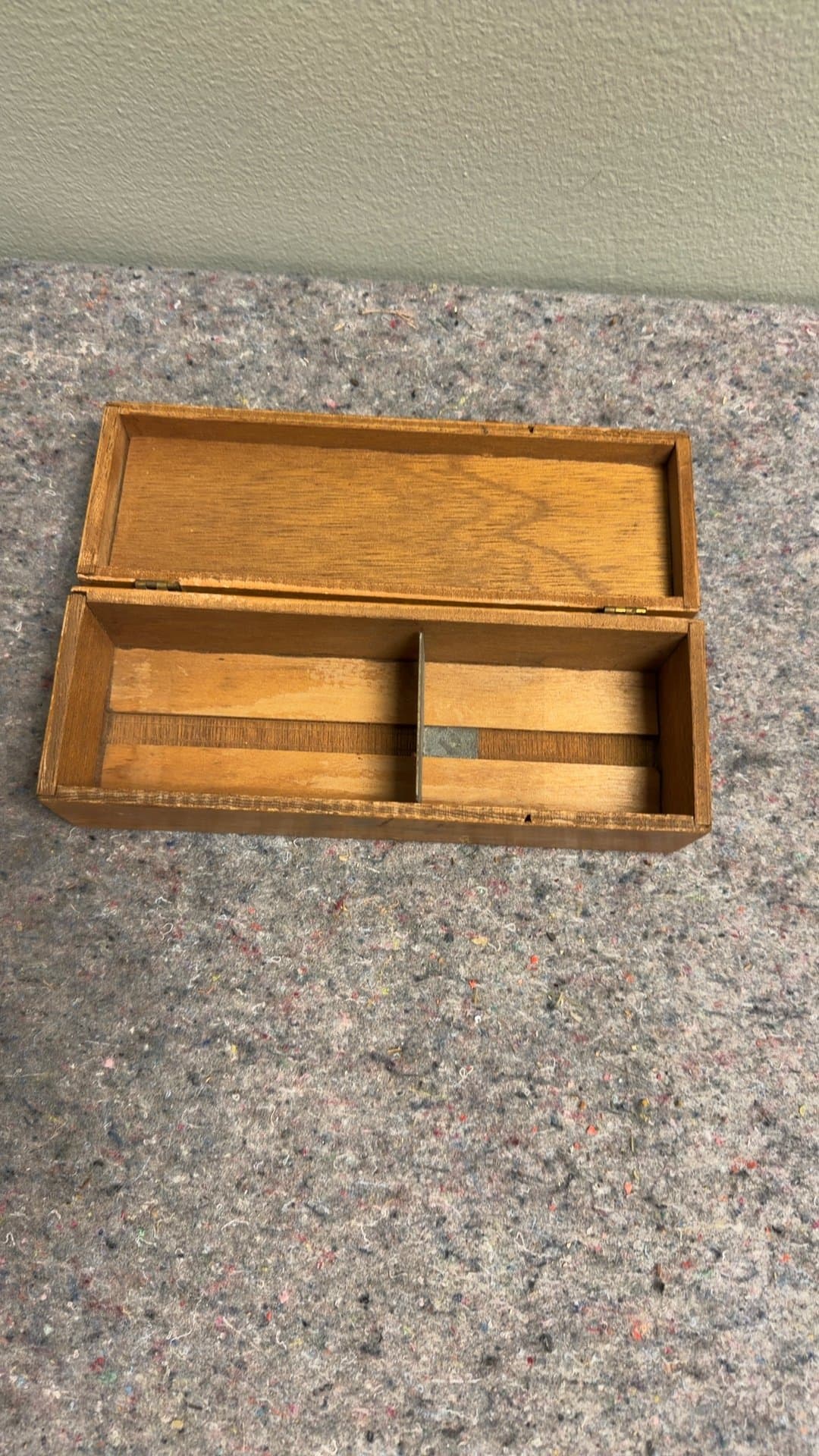 Vintage Wooden Pencil Box - Image 1