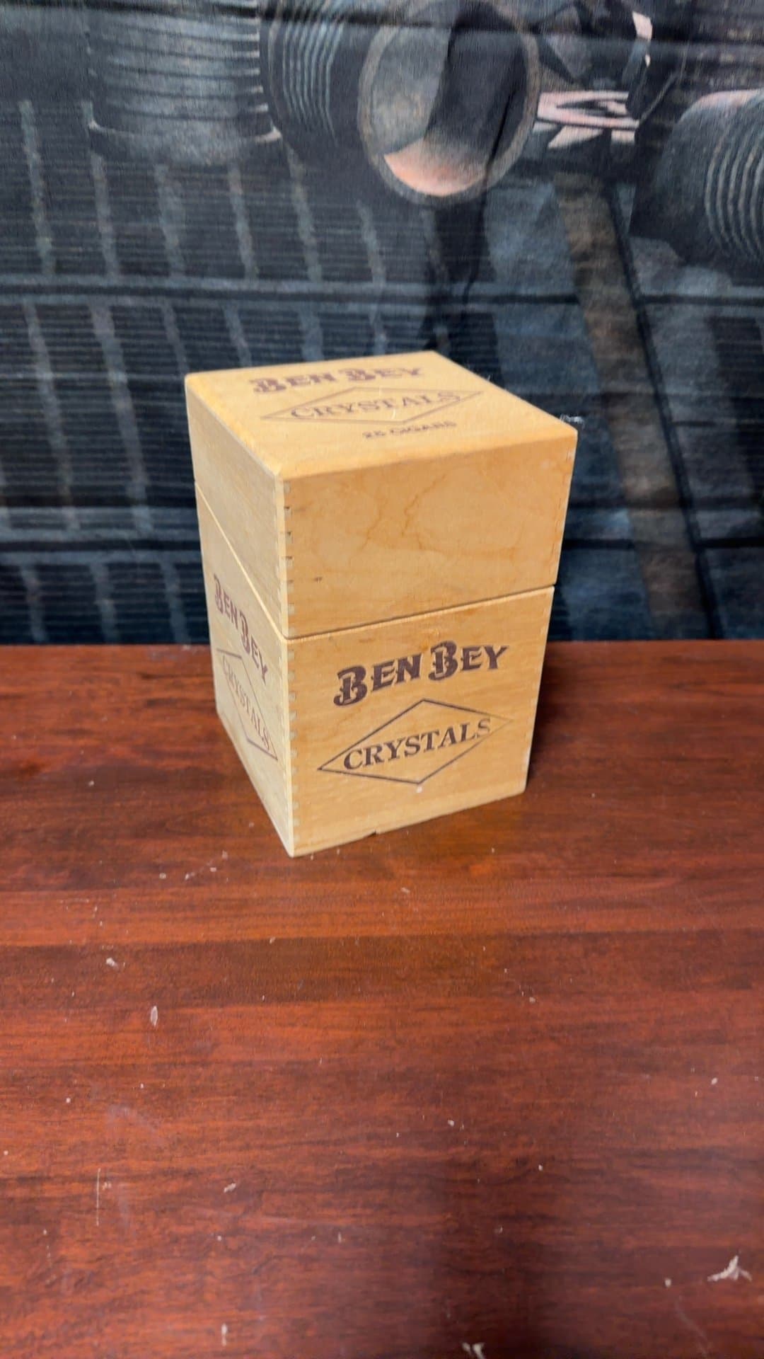 Ben Bey Crystals Wooden Box - Image 1