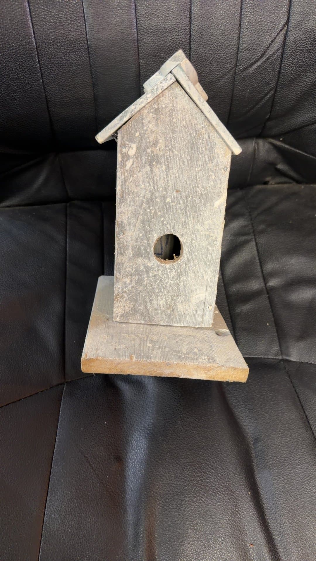 Rustic Wooden Birdhouse - Image 1