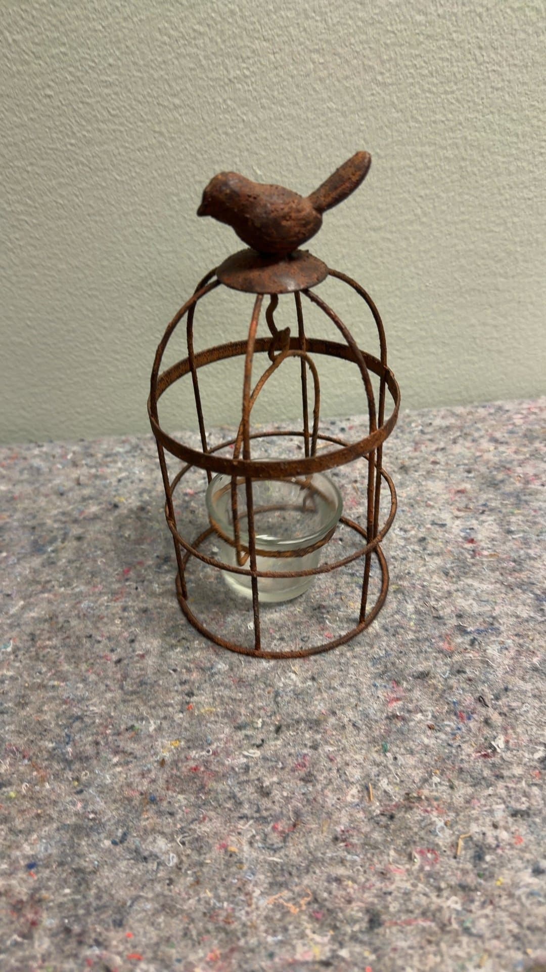 Rustic Birdcage Tealight Holder - Image 1
