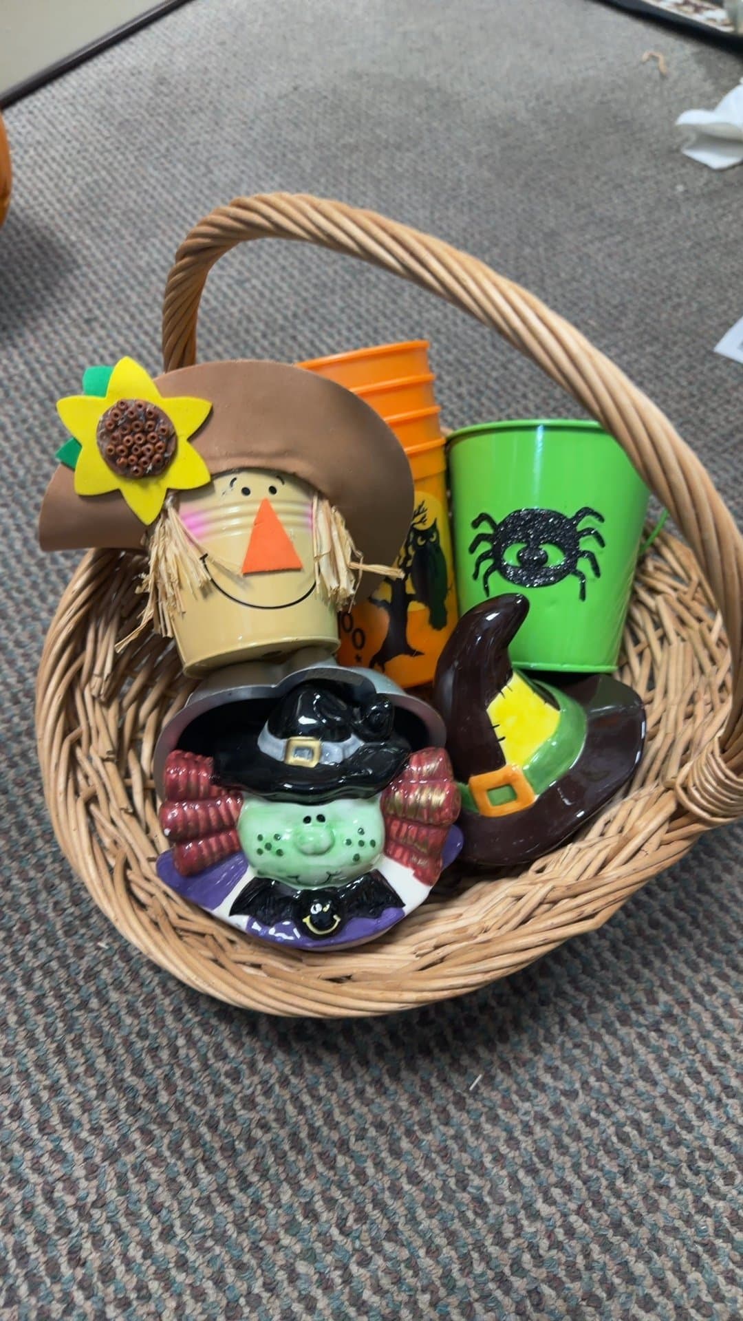 Halloween Decor Gift Basket Set - Image 1