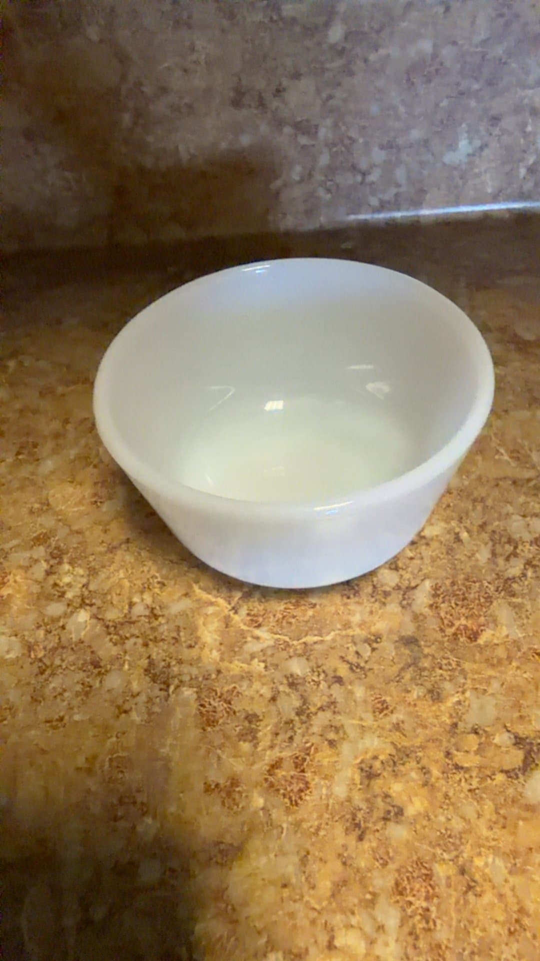 Anchor Hocking milk glass custard bowl - Image 1