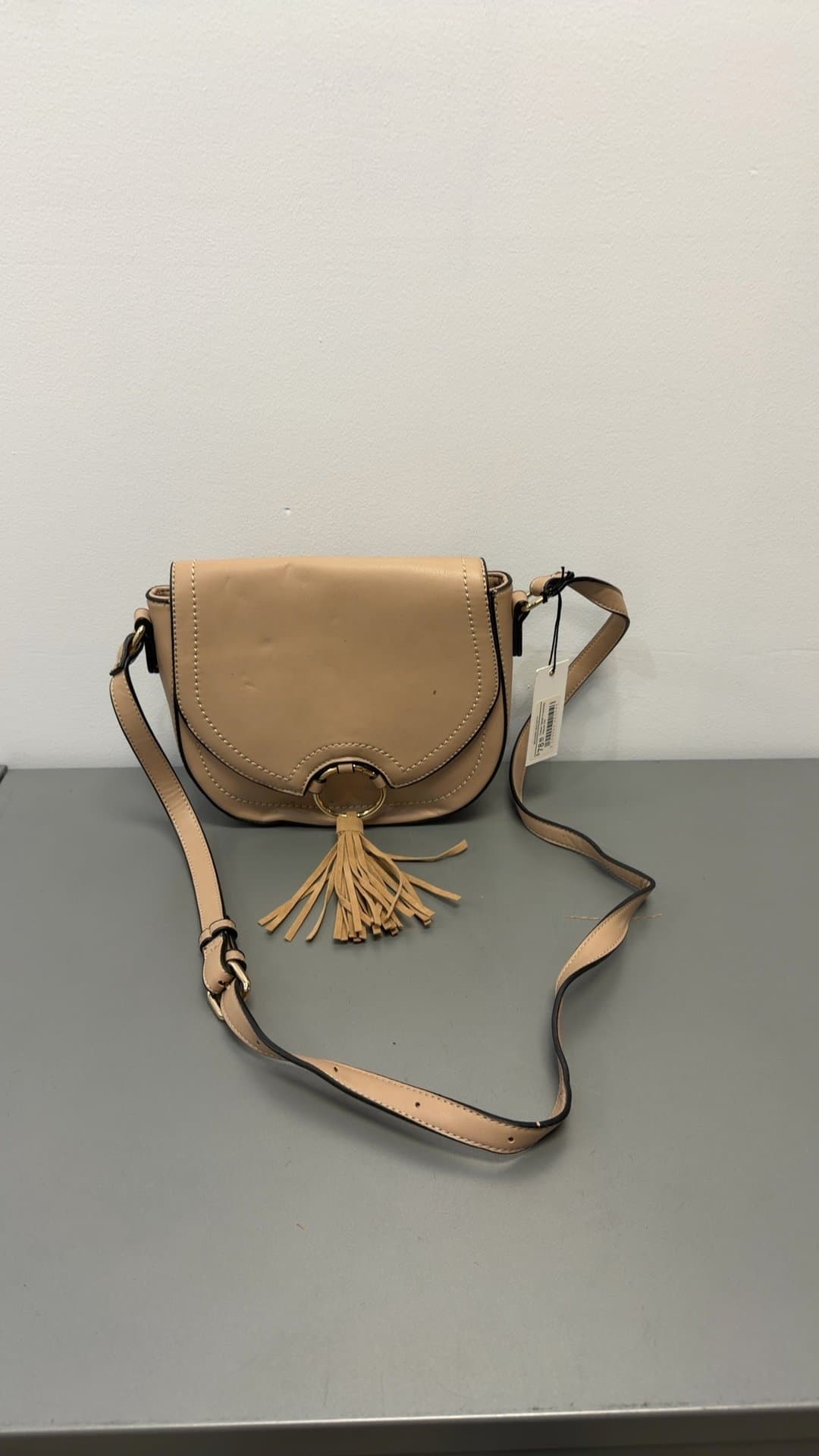 Modern Society Apparel Tassel Saddle Crossbody Bag - Image 1
