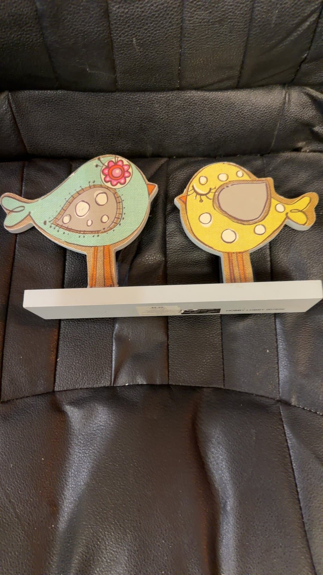 Decorative Wooden Bird Figurines - Image 1