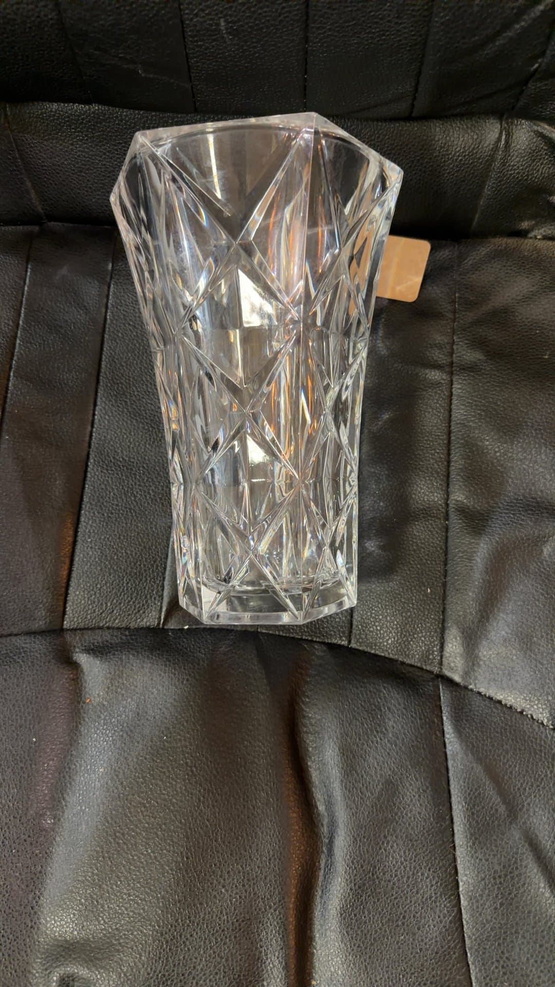 Cut Glass Crystal Vase - Image 1