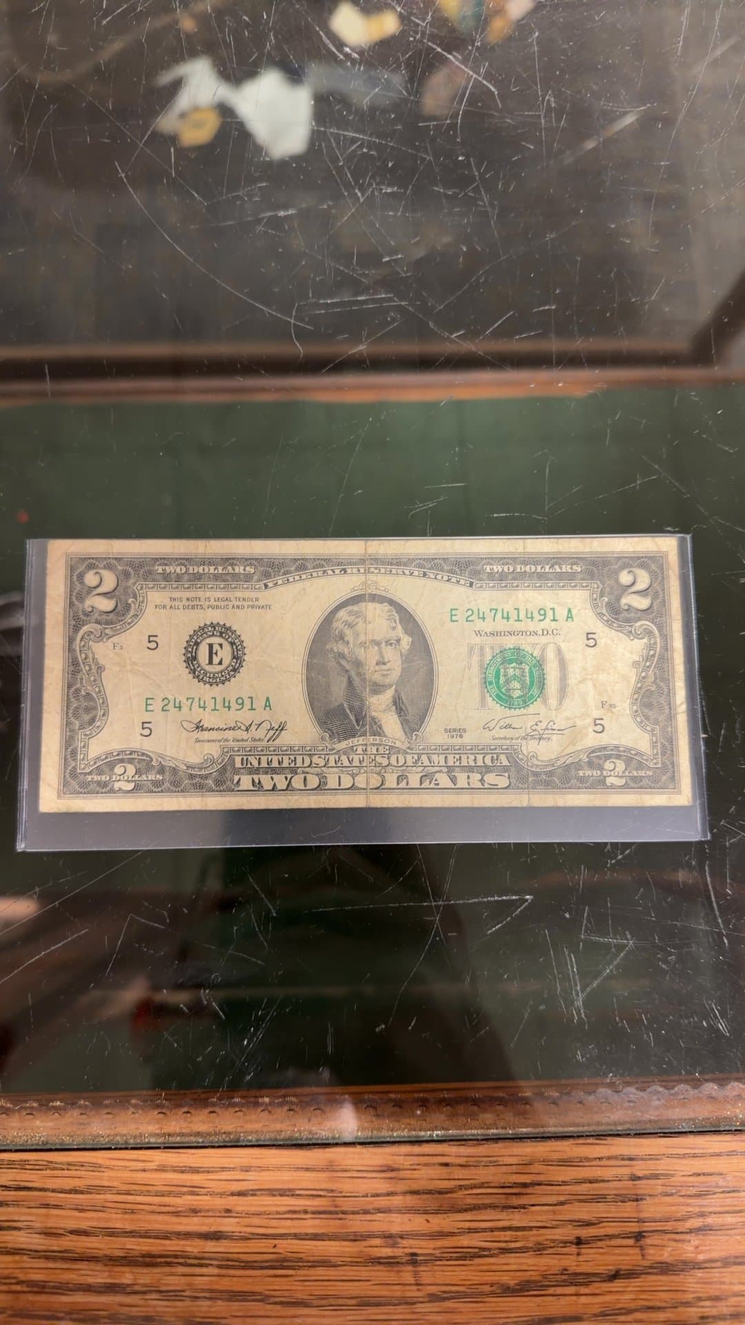 1976 United States Two-Dollar Bill - Image 1