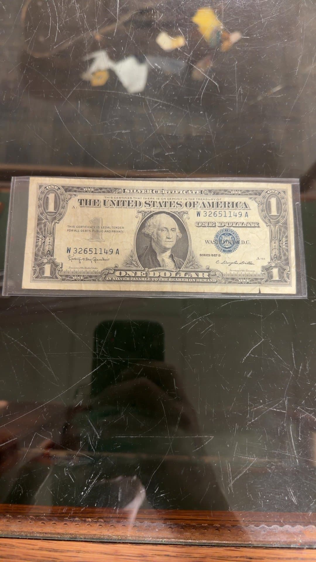 1957 One Dollar Silver Certificate - Image 1